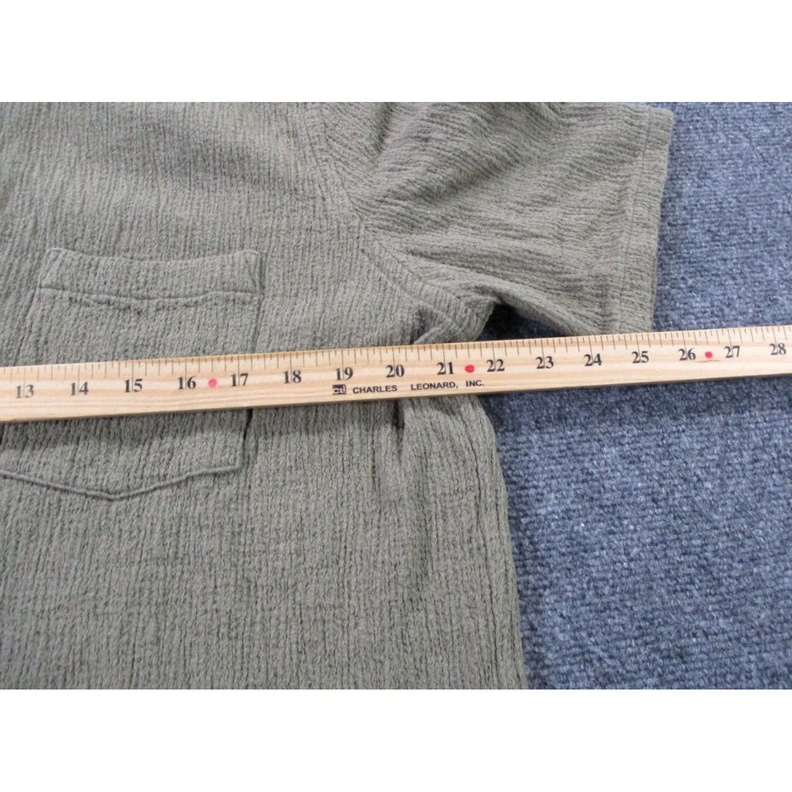 Allsaints AllSaints Polo Shirt Mens L Green Preppy Casual Knit Cotton Short Sleeve Button Collar logo Embroidered Modern Fit Size US L / EU 52-54 / 3 - 4 Thumbnail