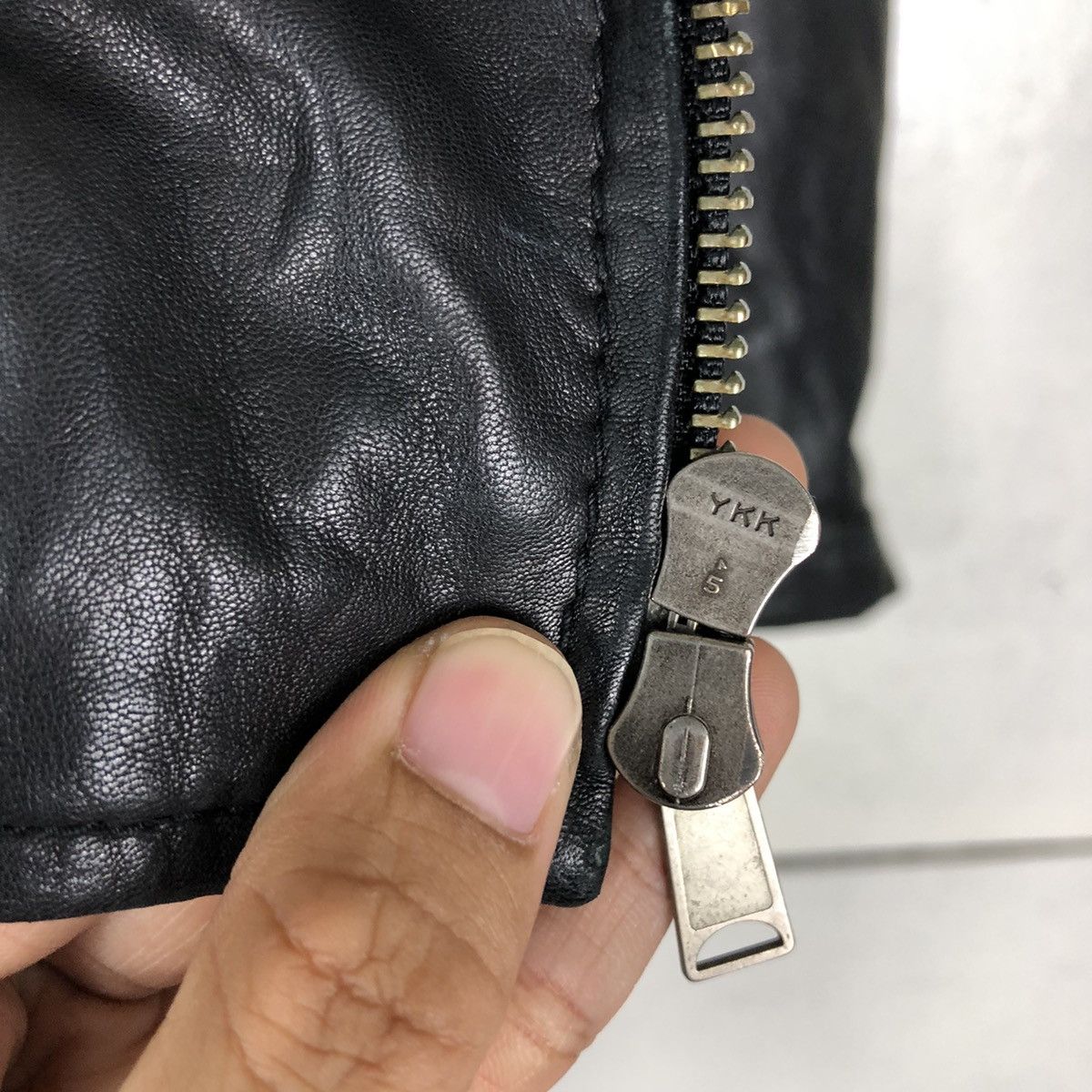 Issey Miyake 🔥Cropped Leather Biker Jacket Ships Japan Size US S / EU 44-46 / 1 - 17 Thumbnail