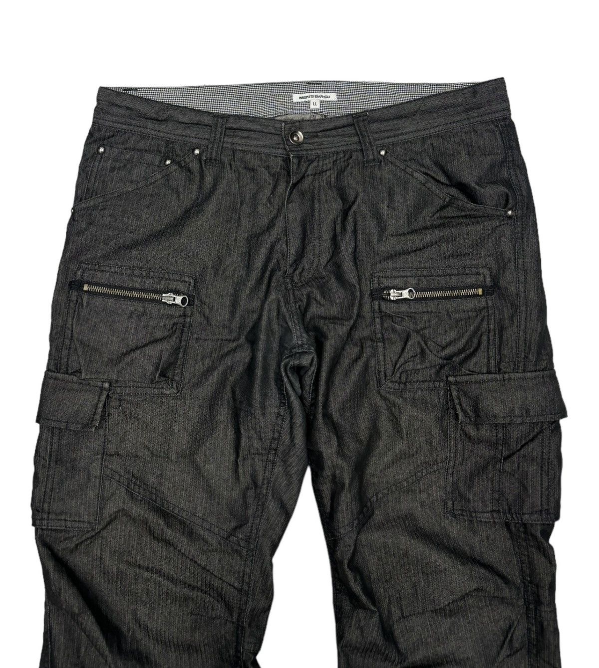 Japanese Brand RARE MEN’S BA-TSU MULTI POCKET BLACK SHORT PANTS Size US 34 / EU 50 - 7 Thumbnail