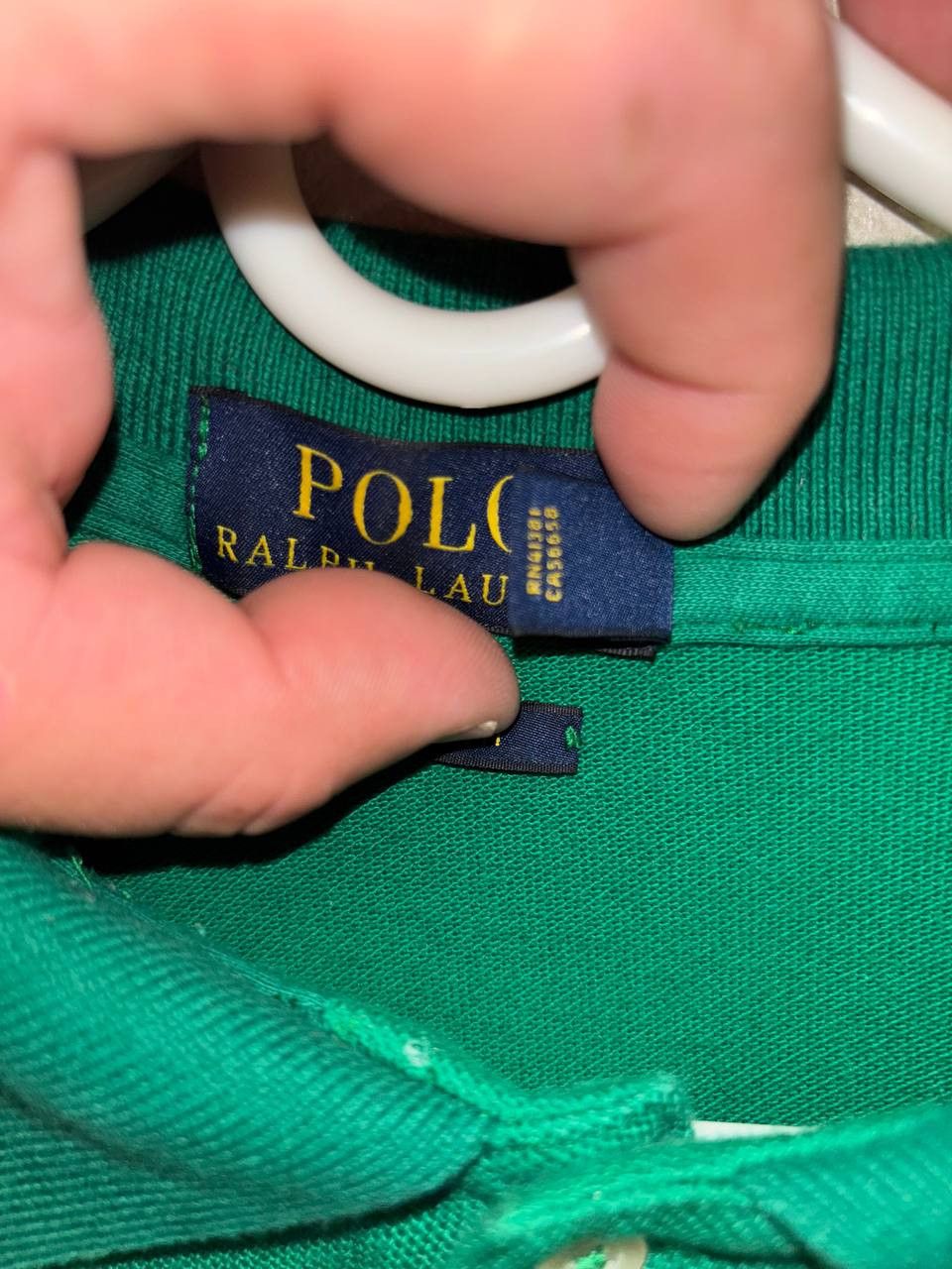 Polo Ralph Lauren Polo Ralph Lauren Green and white men's striped shirt M Size US M / EU 48-50 / 2 - 10 Thumbnail