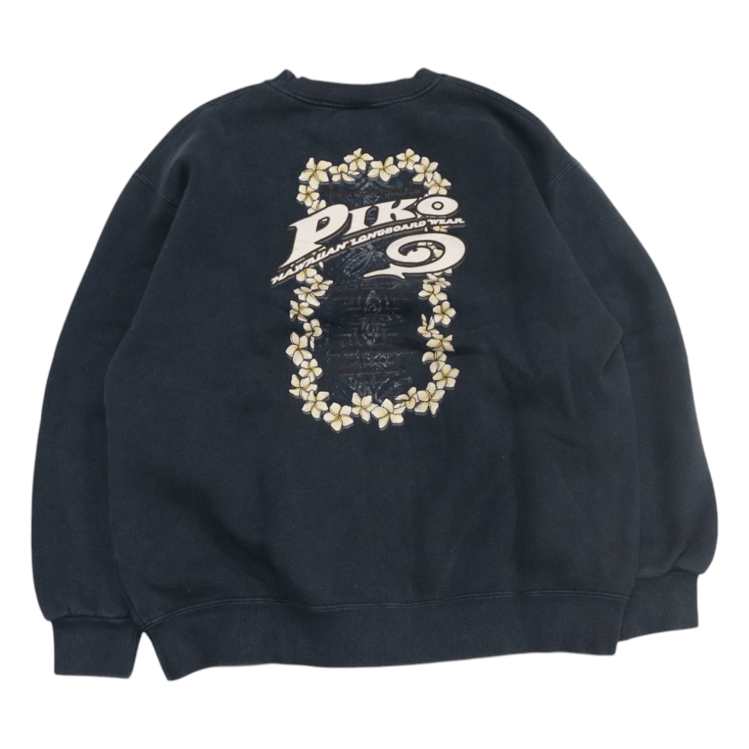Vintage PIKO 90s Vintage Aged Fleece Sweatshirt Size US M / EU 48-50 / 2 - 1 Thumbnail