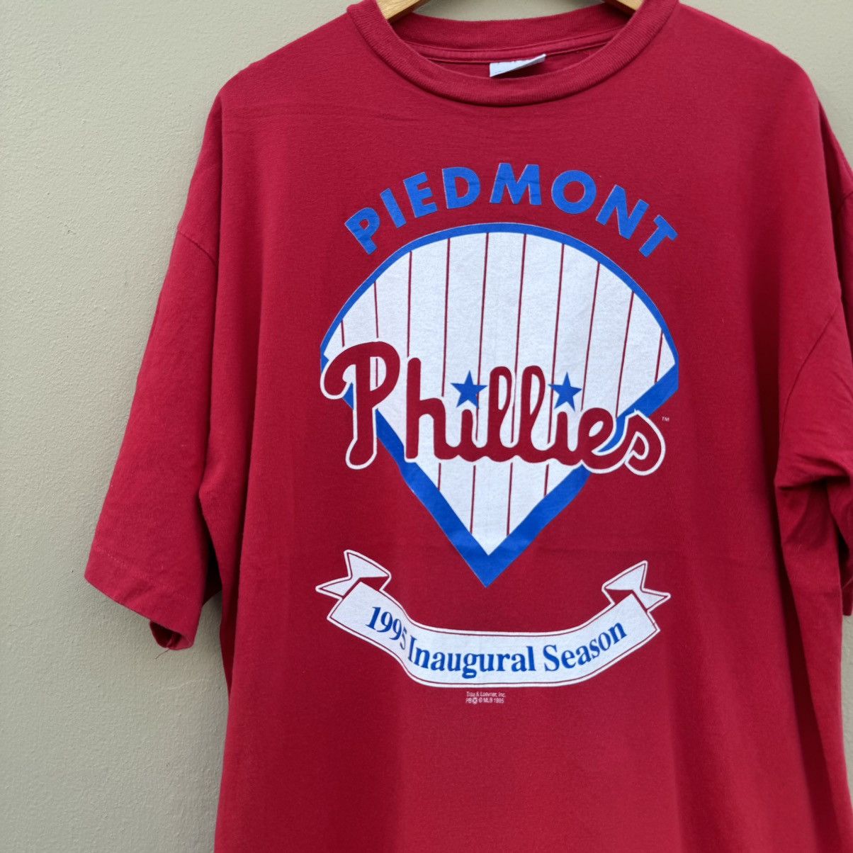 NFL × Vintage Vintage phillies MLB 1995 tee vtg Size US XL / EU 56 / 4 - 2 Thumbnail