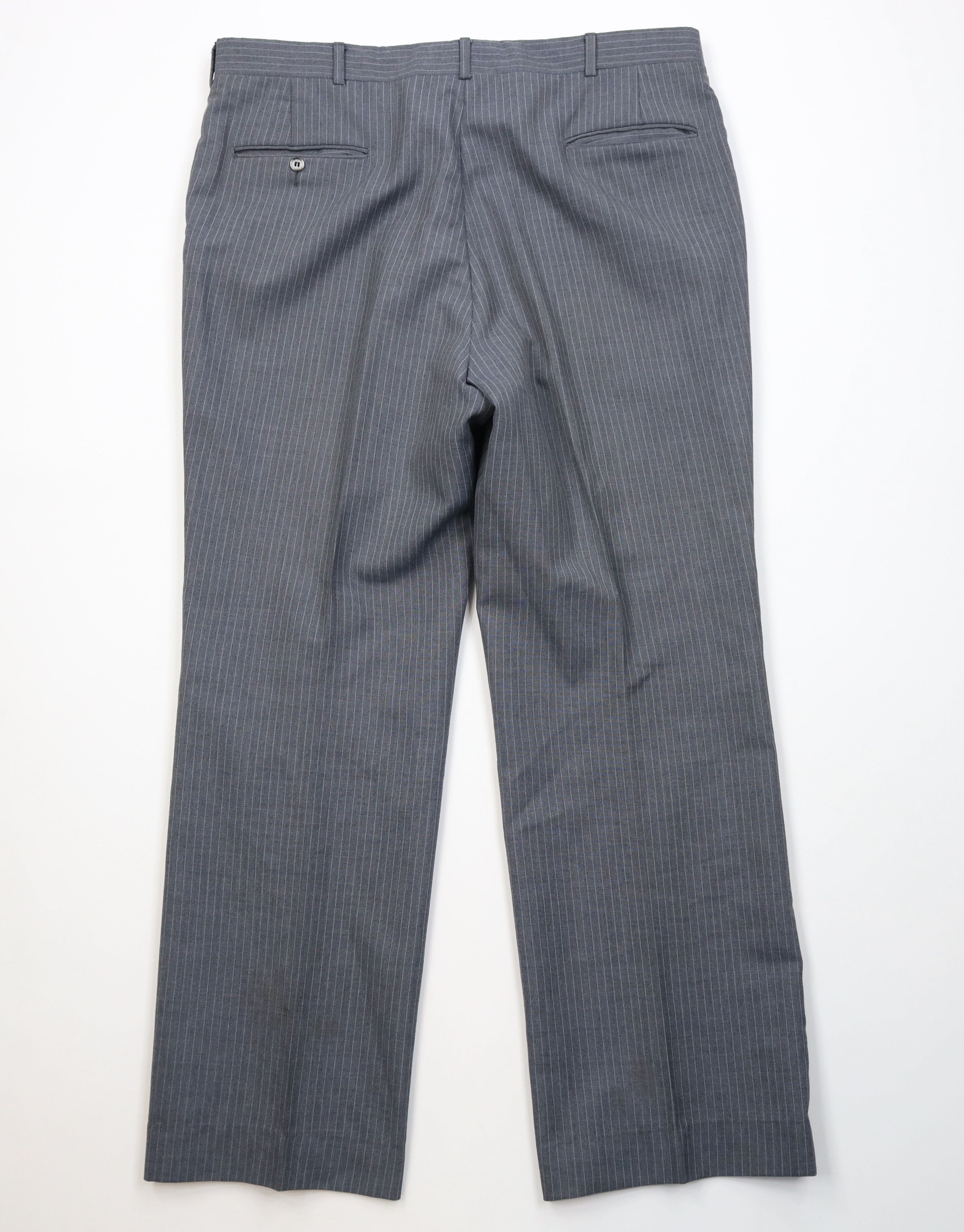 Vintage Vintage 70s Streetwear Pinstriped Bell Bottoms Pants USA Size US 38 / EU 54 - 12 Thumbnail