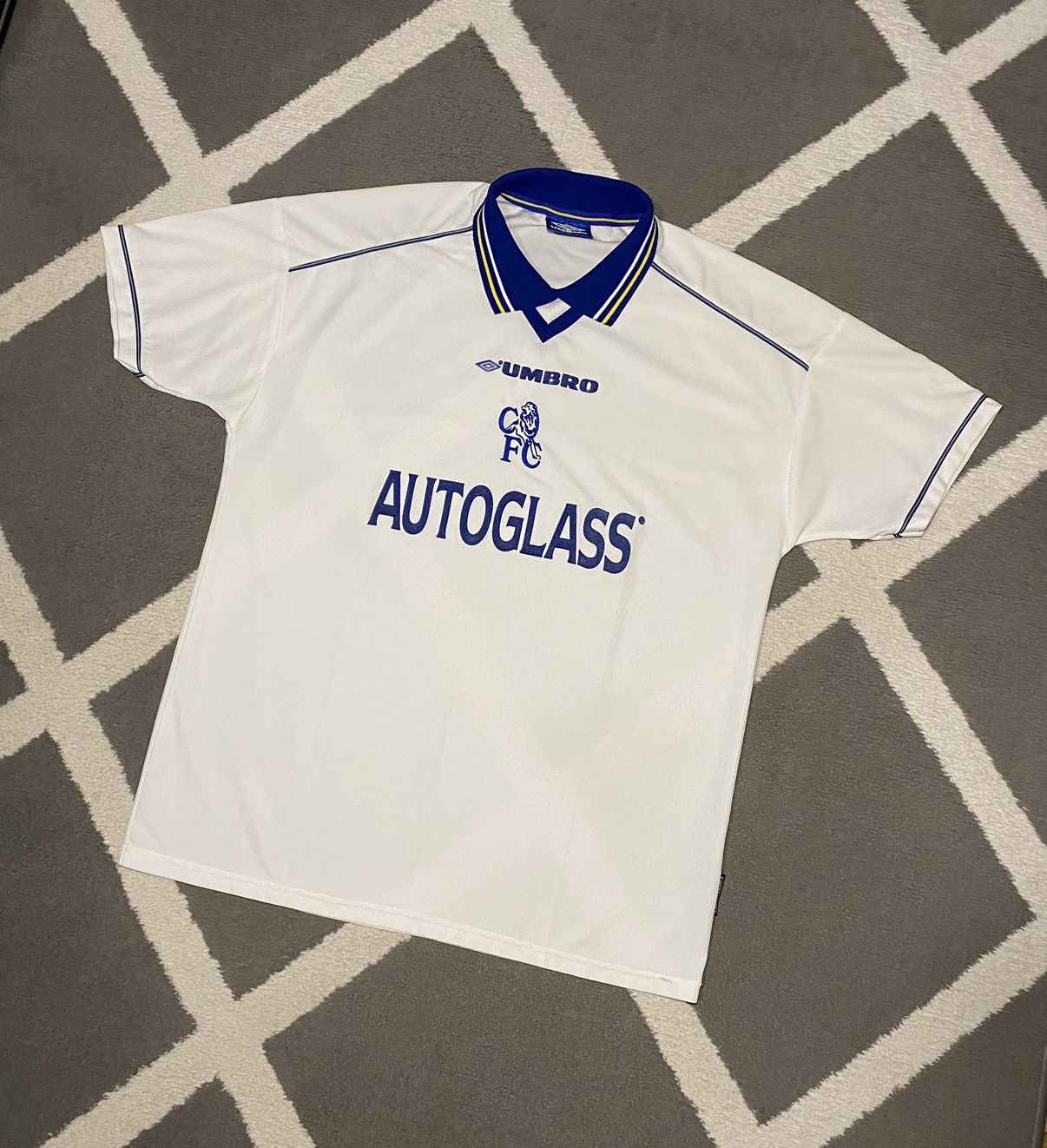 Umbro × Vintage Vintage 1999-00 Umbro Chelsea FC Football Soccer Jersey Tee Size US XL / EU 56 / 4 - 2 Thumbnail