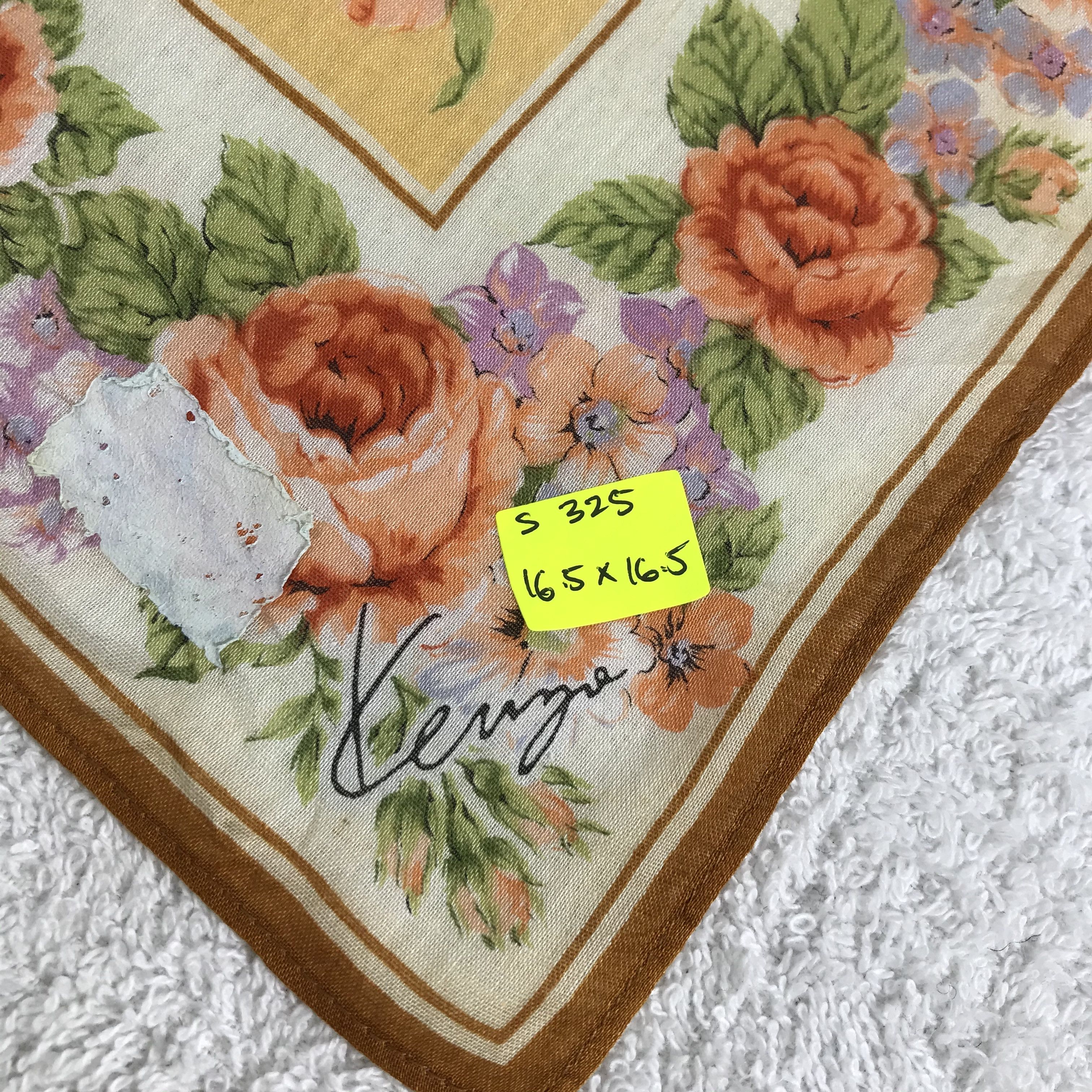 Kenzo × Vintage Kenzo Bandana / Handkerchief / Neckerchief - S325 Size ONE SIZE - 5 Thumbnail