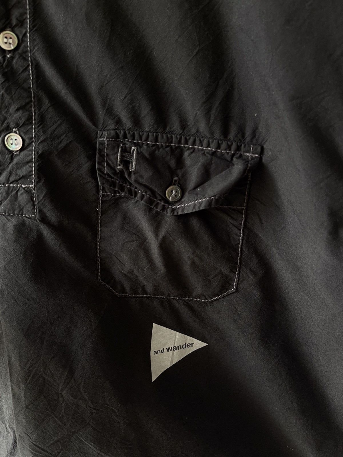 And Wander And Wender Croped SHIRT Half Button. Size US M / EU 48-50 / 2 - 5 Thumbnail