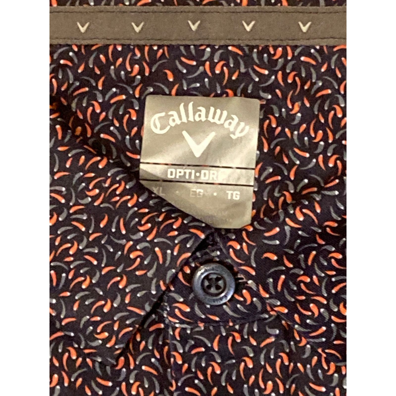 Callaway Callaway XL Golf Polo Shirt Mens Blue Chili Pepper Print NWT Size US XL / EU 56 / 4 - 4 Thumbnail