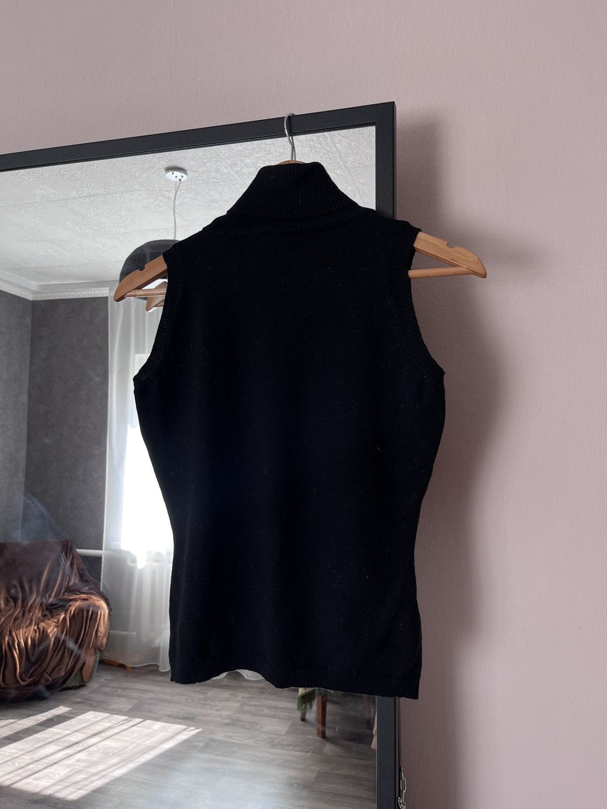 Versus Versace Vintage Versus Gianni Versace Turtleneck Vest sweater Size L / US 10 / IT 46 - 3 Thumbnail