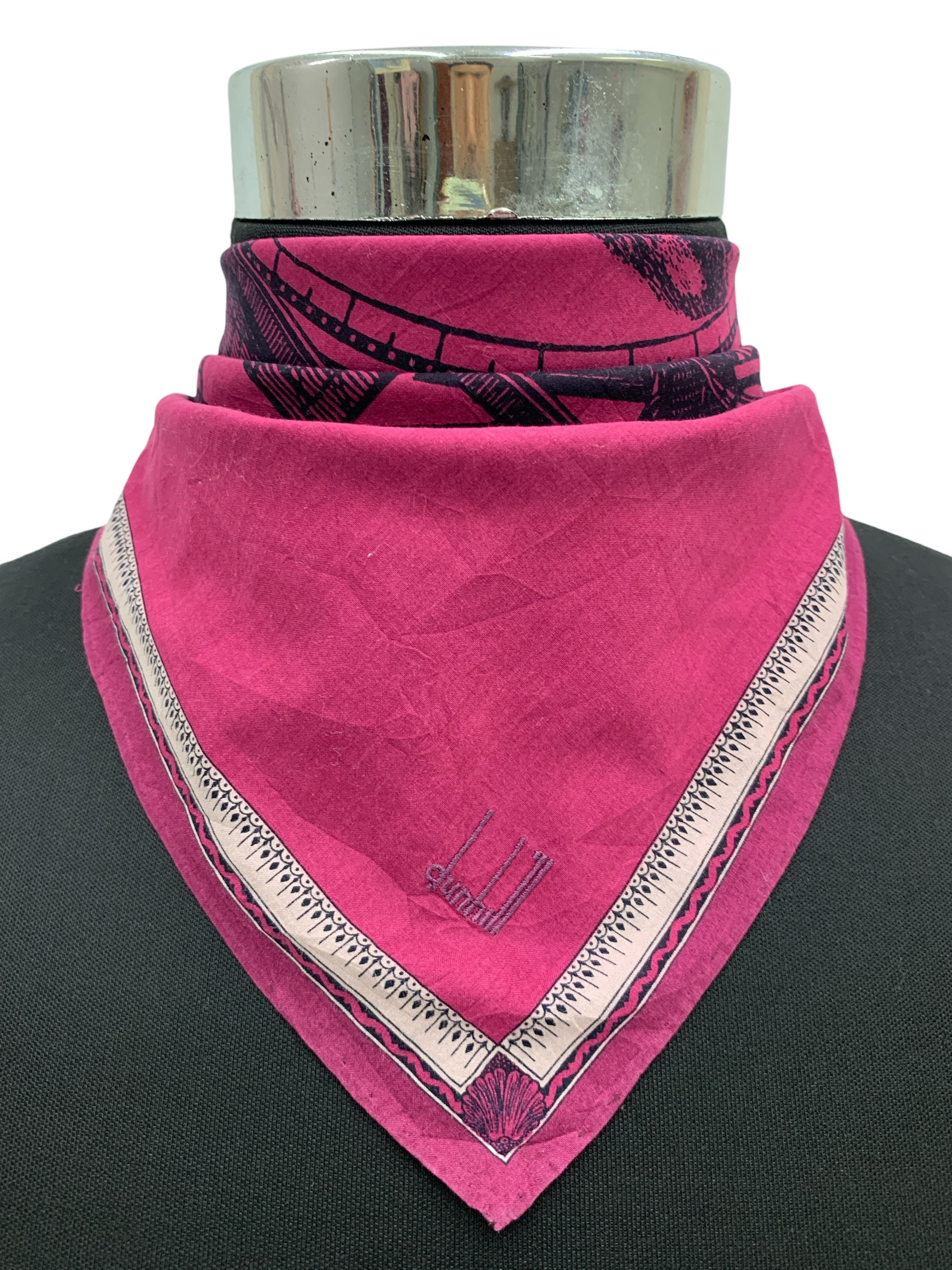 Alfred Dunhill × Vintage Vintage Dunhill Neckerchief/Handkerchief - HKA961 Size ONE SIZE - 1 Thumbnail
