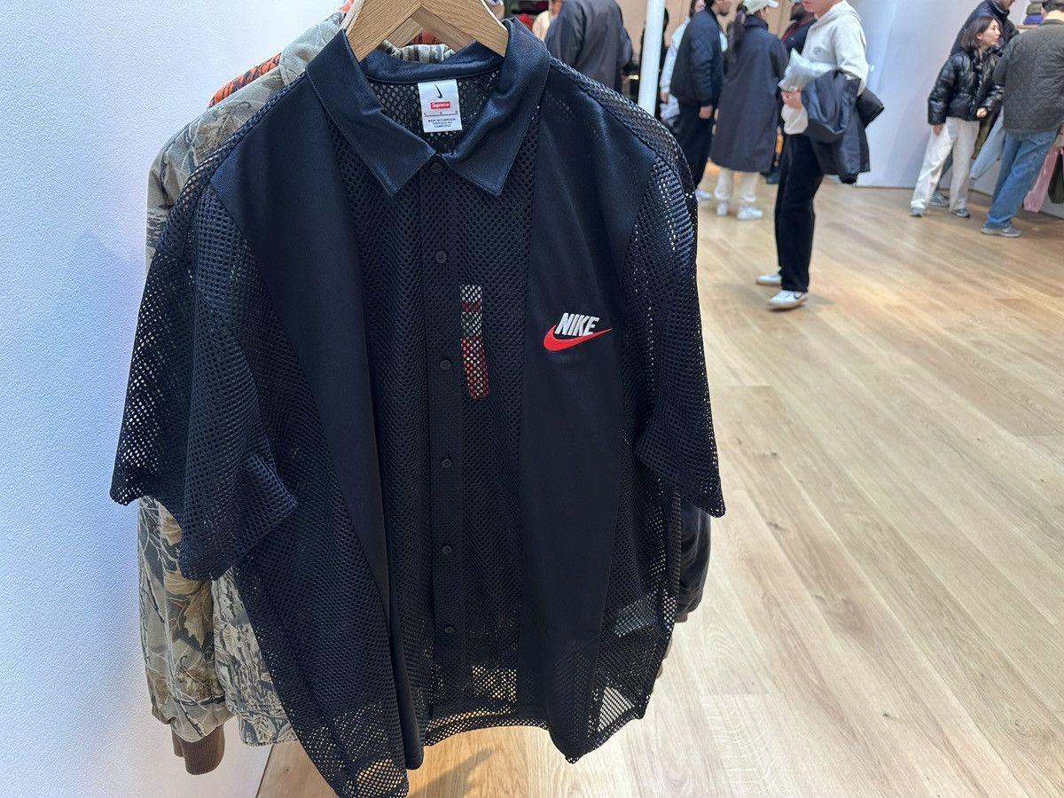 Nike × Supreme SUPREME x NIKE MESH S/S SHIRT SS24 Size US L / EU 52-54 / 3 - 14 Thumbnail