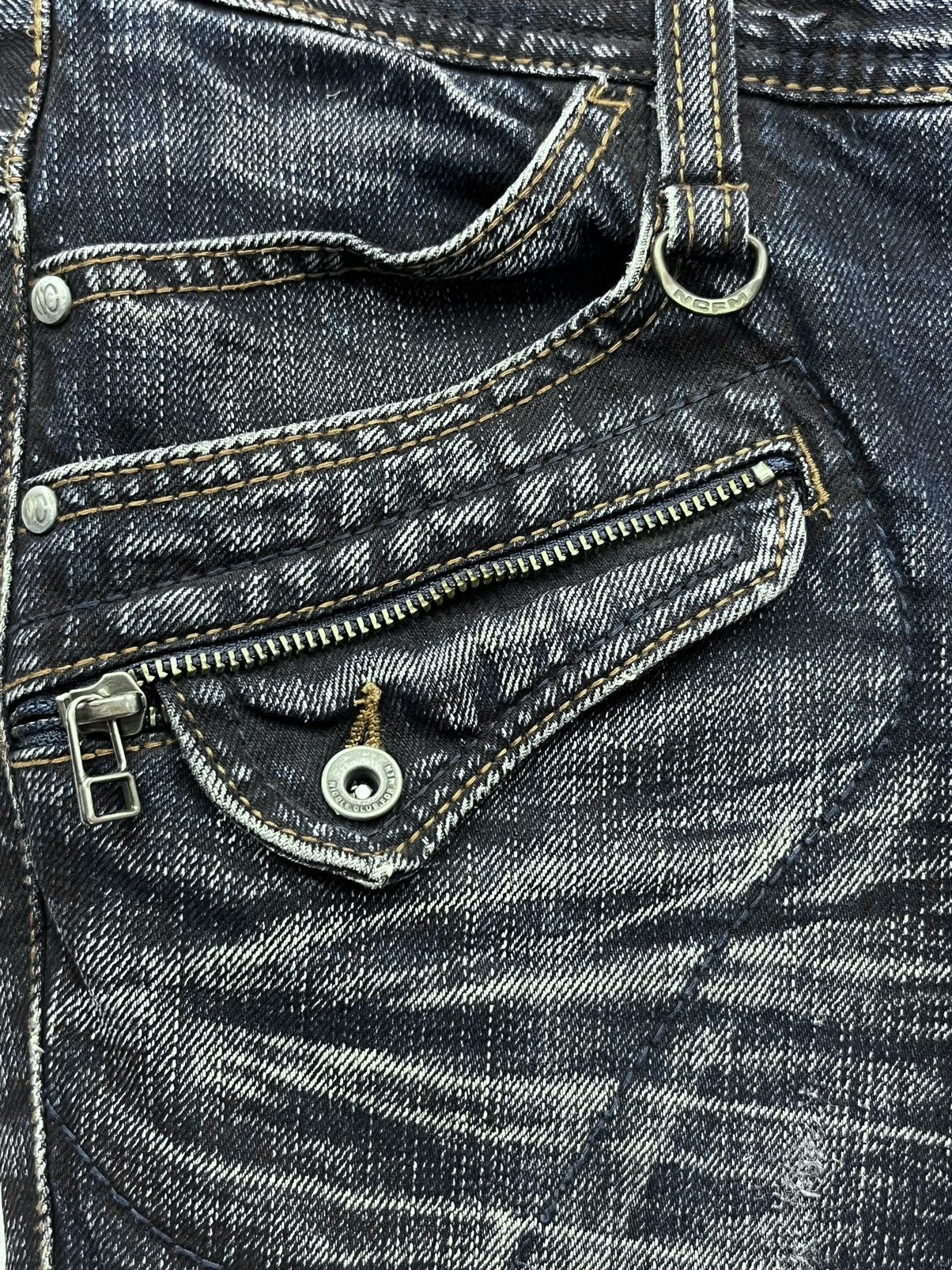 Other 🔥NICOLE Punk Acid Wash Clawmark Whisker Minimalist FLARE Size US 30 / EU 46 - 11 Thumbnail