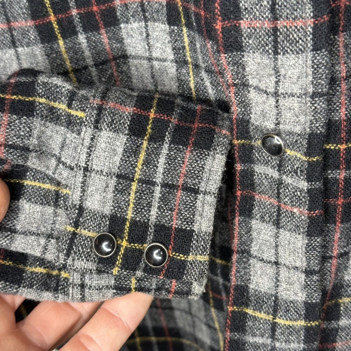Hysteric Glamour × Vintage Vintage Hysteric Glamour Women’s Wool Plaid Flannel Shirt Size S / US 4 / IT 40 - 9 Thumbnail