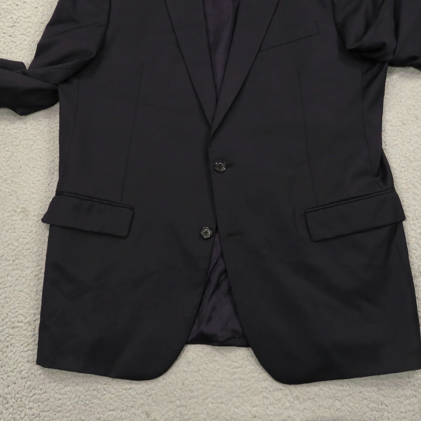 Brooks Brothers Brooks Brothers 1818 Blazer Jacket Madison Navy Blue Estrato Made in USA Blazer Long Single-Breasted Notch Wool 46 Regular Men's XS-XL? Size 46R - 3 Thumbnail