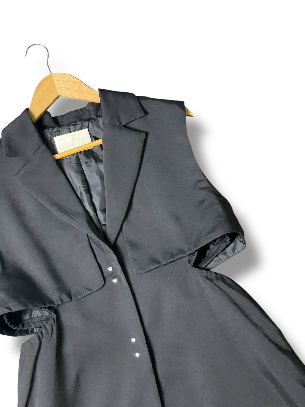 Japanese Brand × Vintage PUBLIC TOKYO SIDE HOLE COAT VEST (100) Size XS / US 0-2 / IT 36-38 - 2 Thumbnail