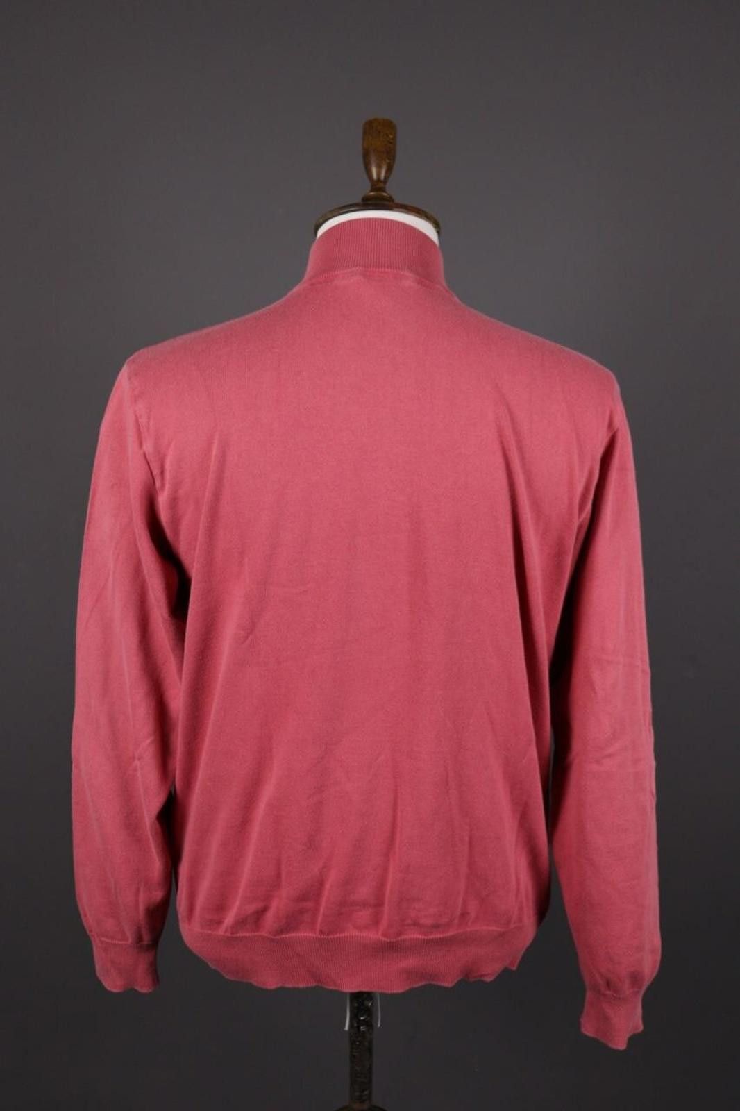 Paul & Shark Paul & Shark Yachting Pink 1/4 Zip Knit Sweater Size L Size US L / EU 52-54 / 3 - 7 Thumbnail