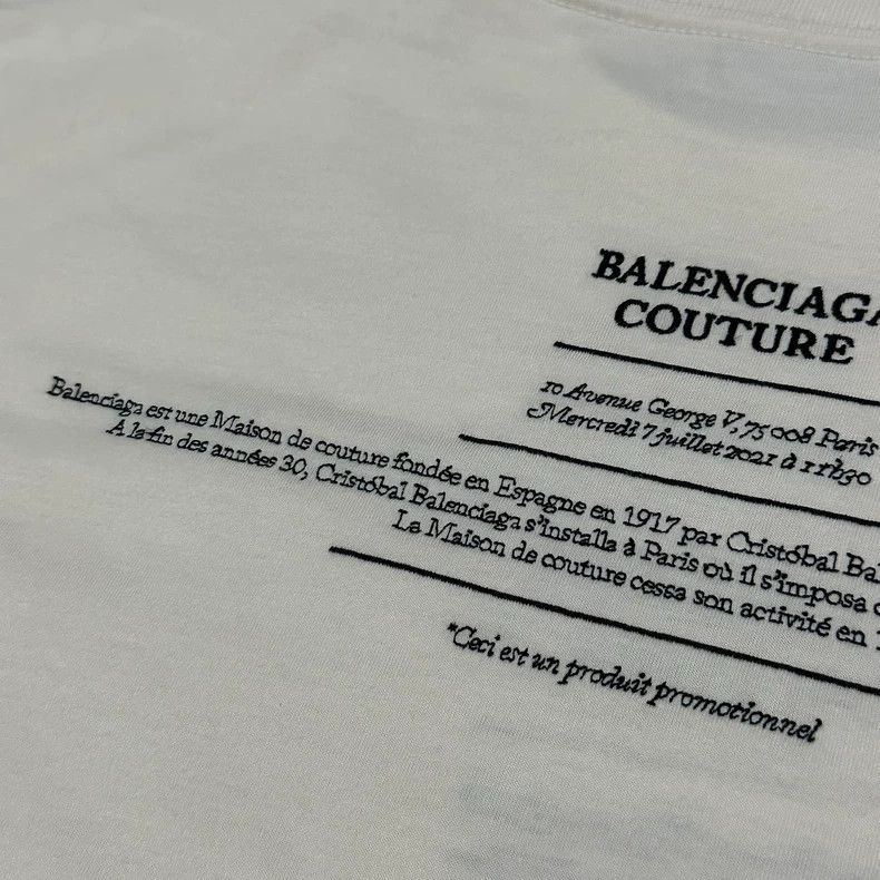 Balenciaga Balenciaga Letter printed plain short sleeve T-shirt Size US XS / EU 42 / 0 - 3 Thumbnail