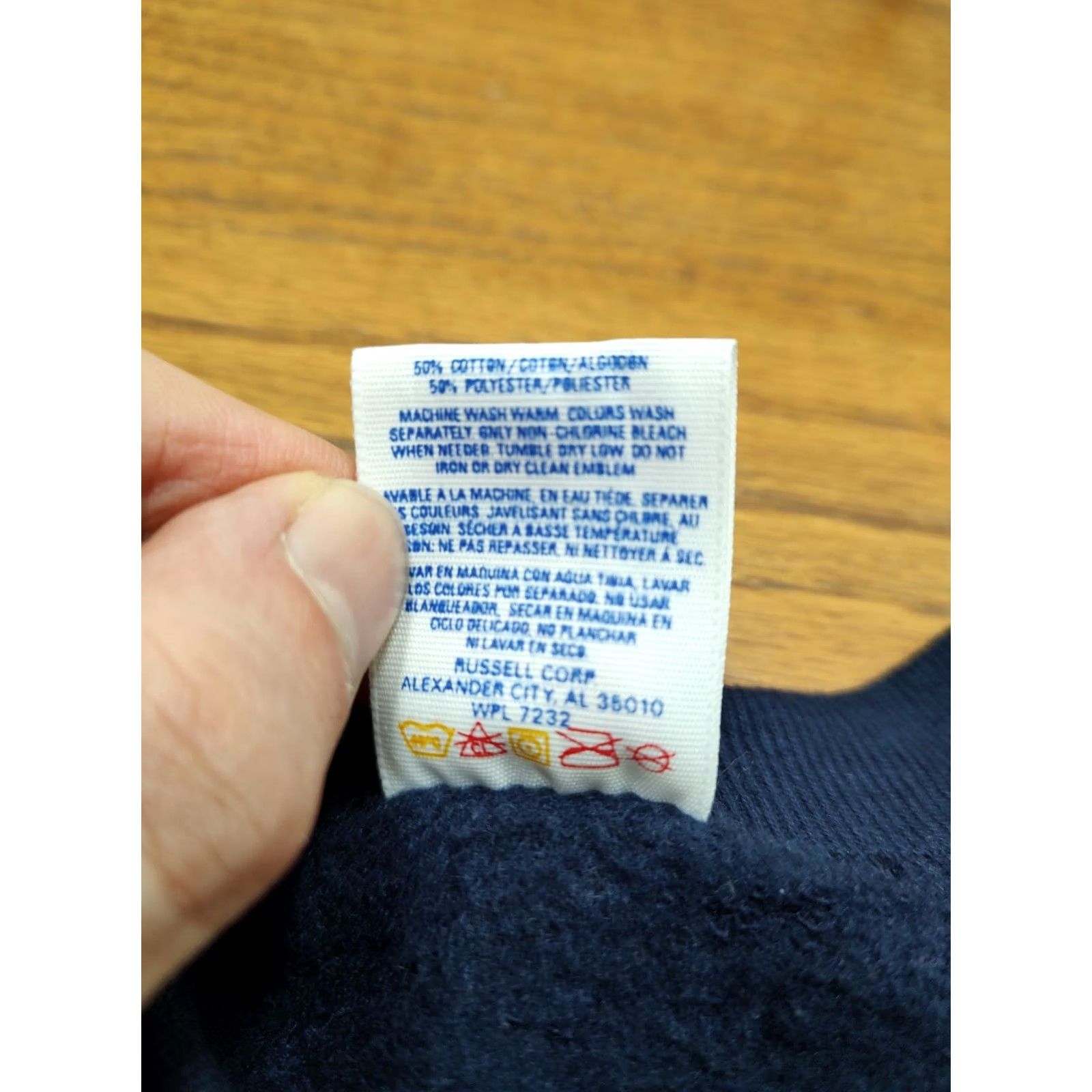 Jerzees VINTAGE Jerzees Sweatshirt Mens Large Blue Nature 80s 90s Pullover Size US L / EU 52-54 / 3 - 6 Thumbnail