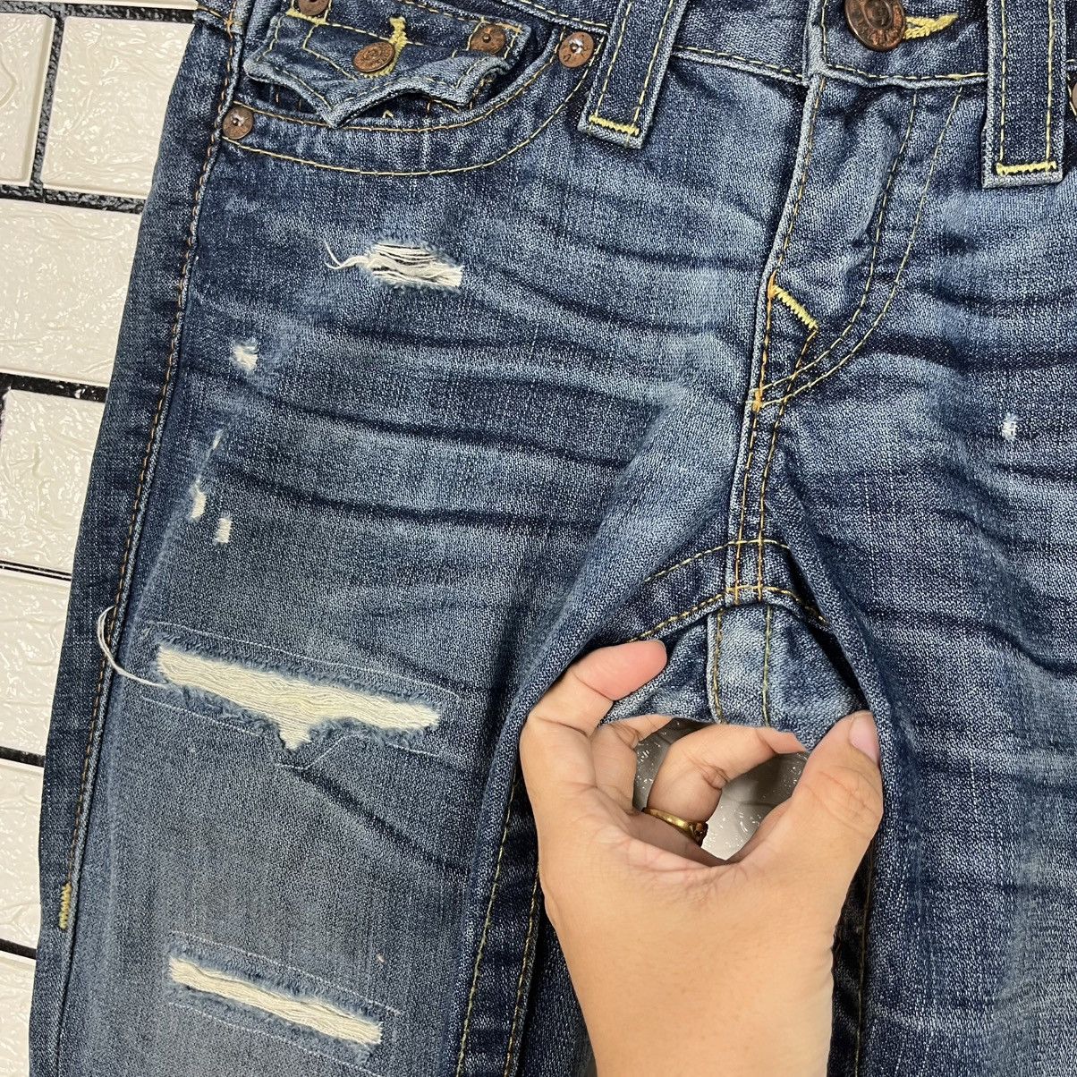 Japanese Brand Vintage True Religion Brand Jeans Patchwork Denim Size 28" / US 6 / IT 42 - 14 Thumbnail