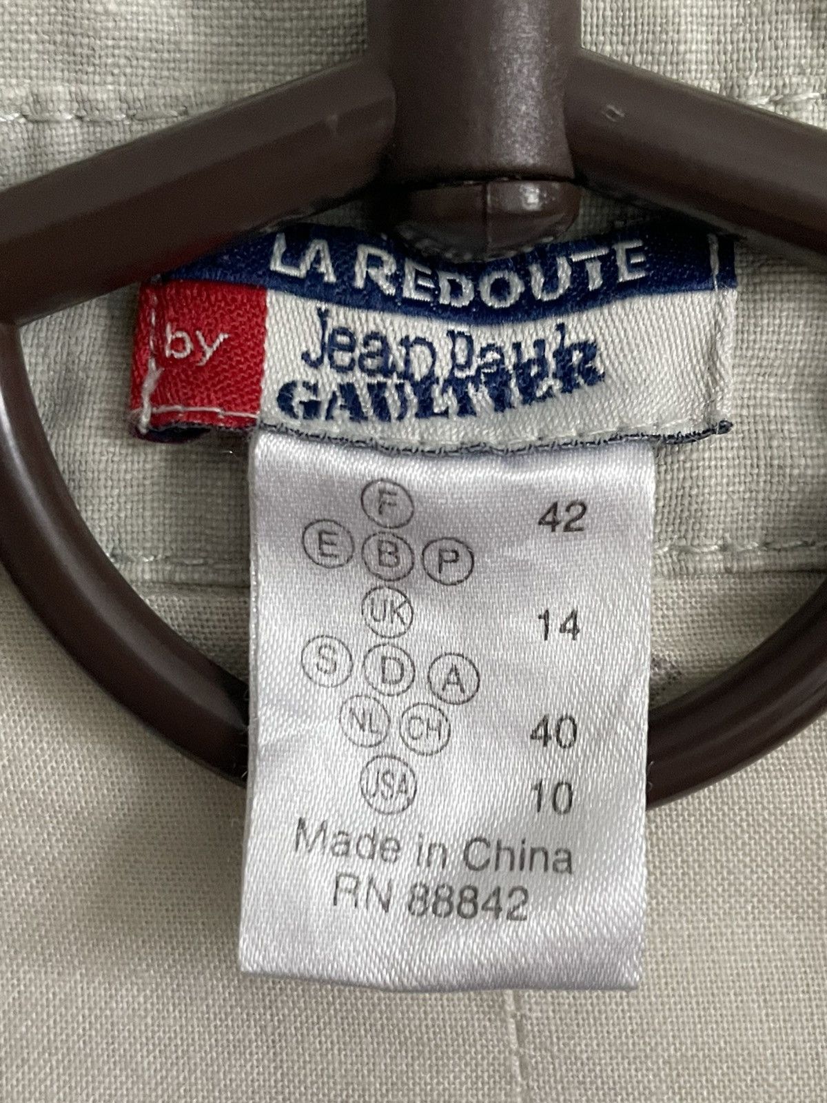 Jean Paul Gaultier Jean Paul Gaultier Linen Beige Trench Coat RARE Size L / US 10 / IT 46 - 11 Thumbnail