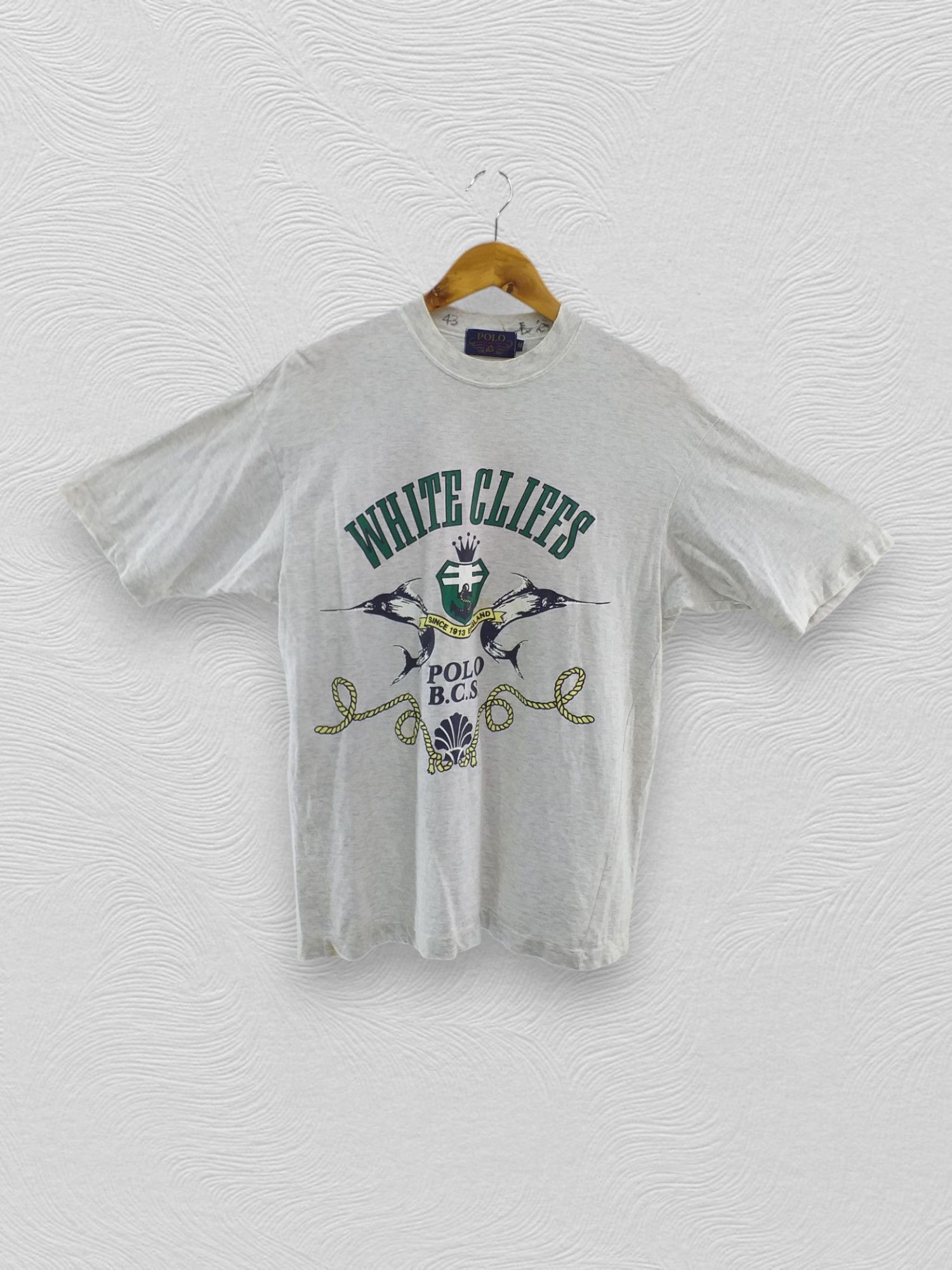 Beverly Hills Polo Club Vintage Polo British Country Spirit Big Logo TShirt -A015 Size US M / EU 48-50 / 2 - 1 Thumbnail