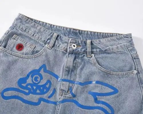 Japanese Brand Etsuko x Rena Street Vintage Loose Fit Denim Shorts Size US 32 / EU 48 - 3 Thumbnail