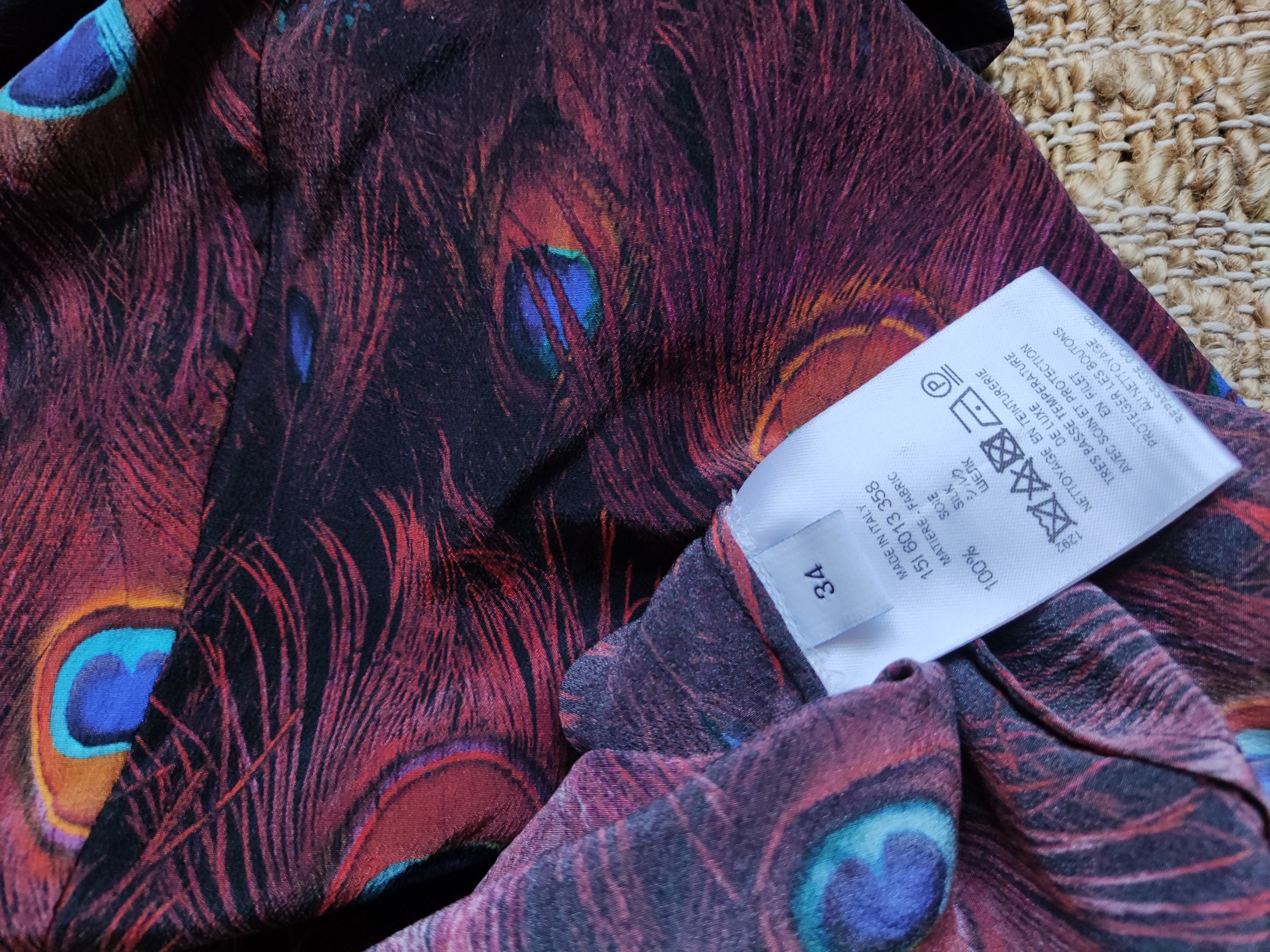 Givenchy Givenchy Paris Runway Women Peacock Feather Shirt Size US M / EU 48-50 / 2 - 8 Thumbnail