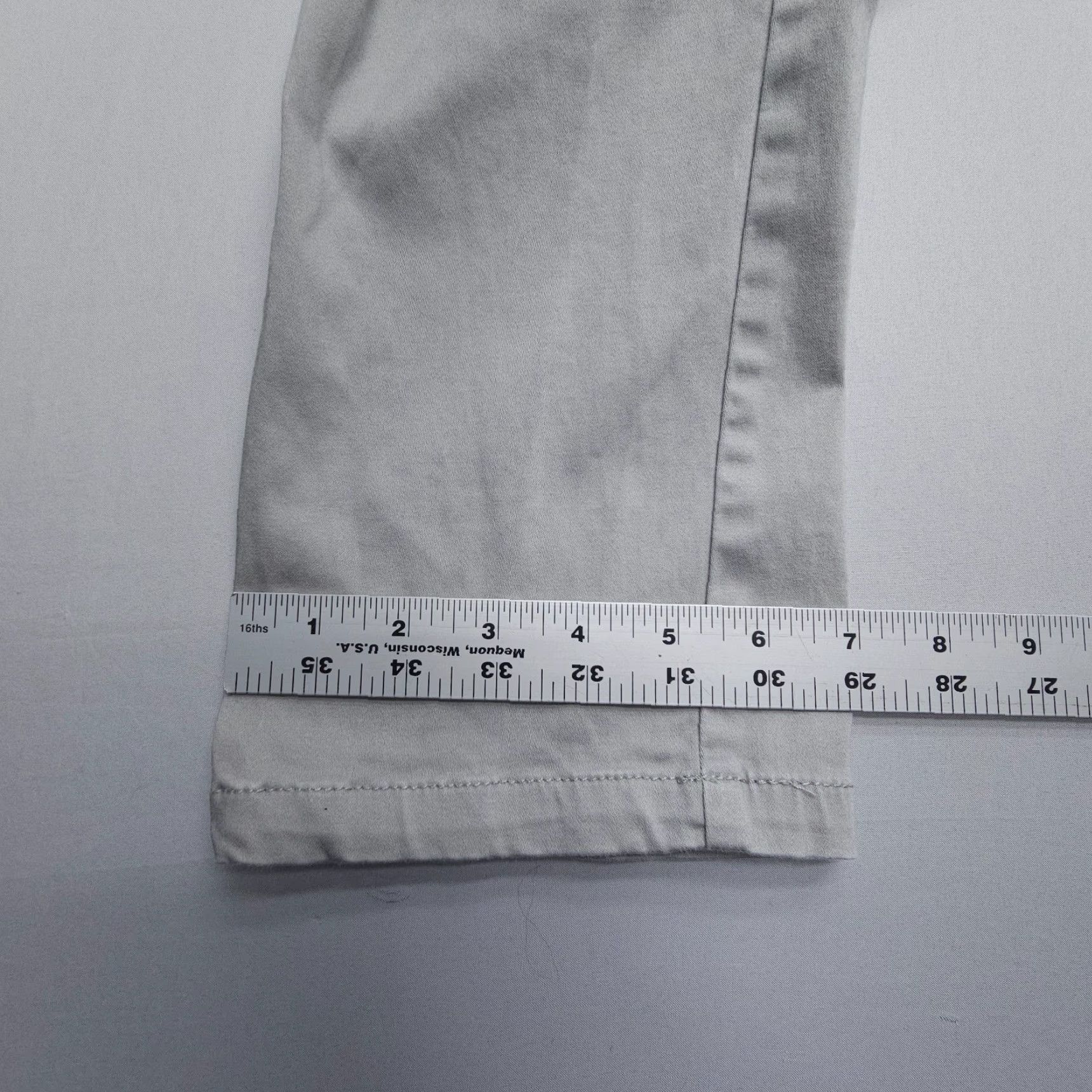 Vintage Southern Marsh Cahaba Comfort Stretch Twill Chino Pants Mens 33 x 32 Gray Preppy Shirt/Hoodie/??? Size US 33 - 4 Thumbnail