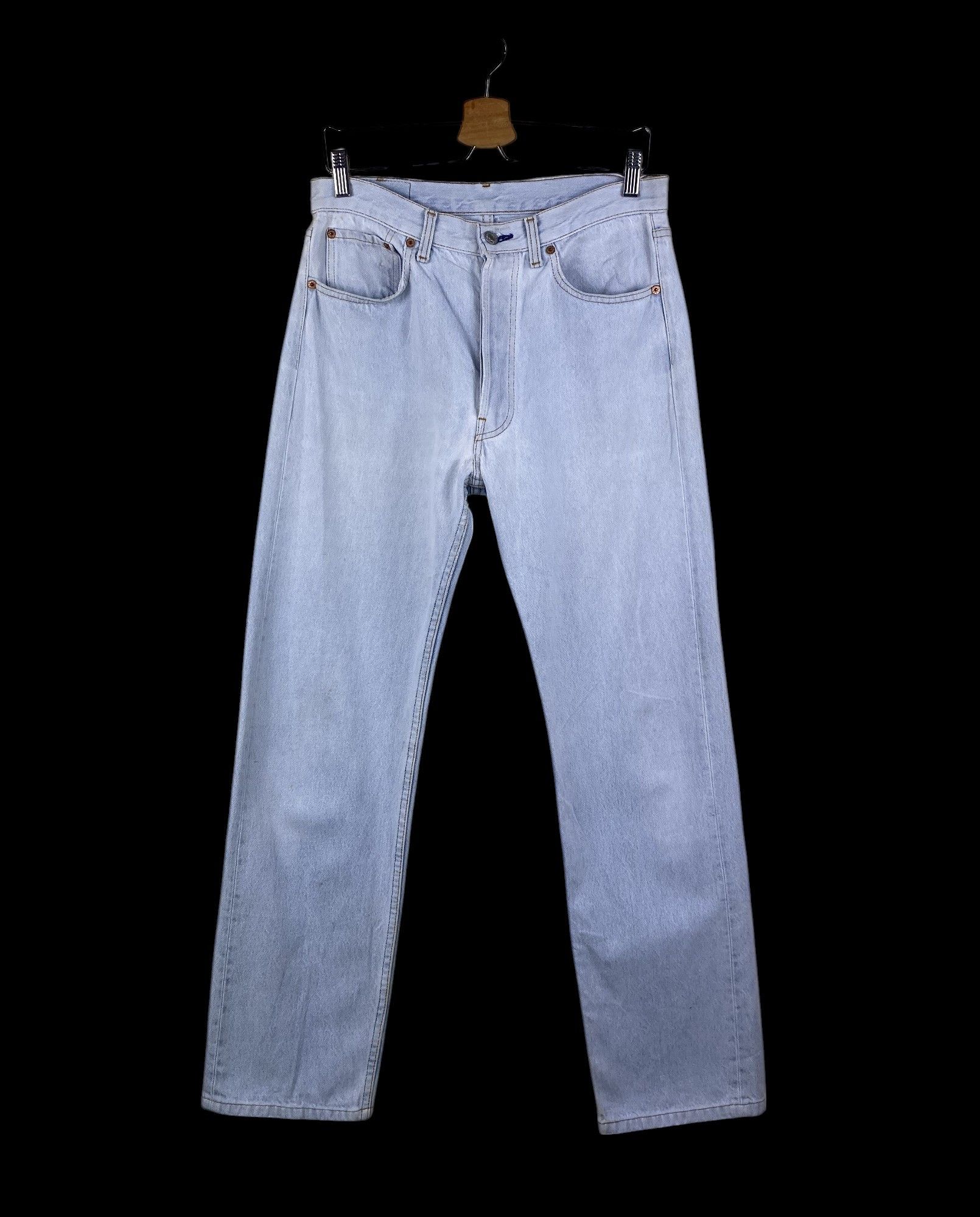 Levi's Vintage Clothing × Vintage W30x30 VINTAGE LEVIS 501 90s STONEWASH DIRTY button 555 Size US 30 / EU 46 - 1 Thumbnail