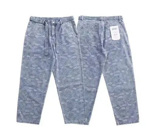 Japanese Brand 20AW Indigo Union Japan Denim Bandana Pants Size US 32 / EU 48 - 3 Thumbnail