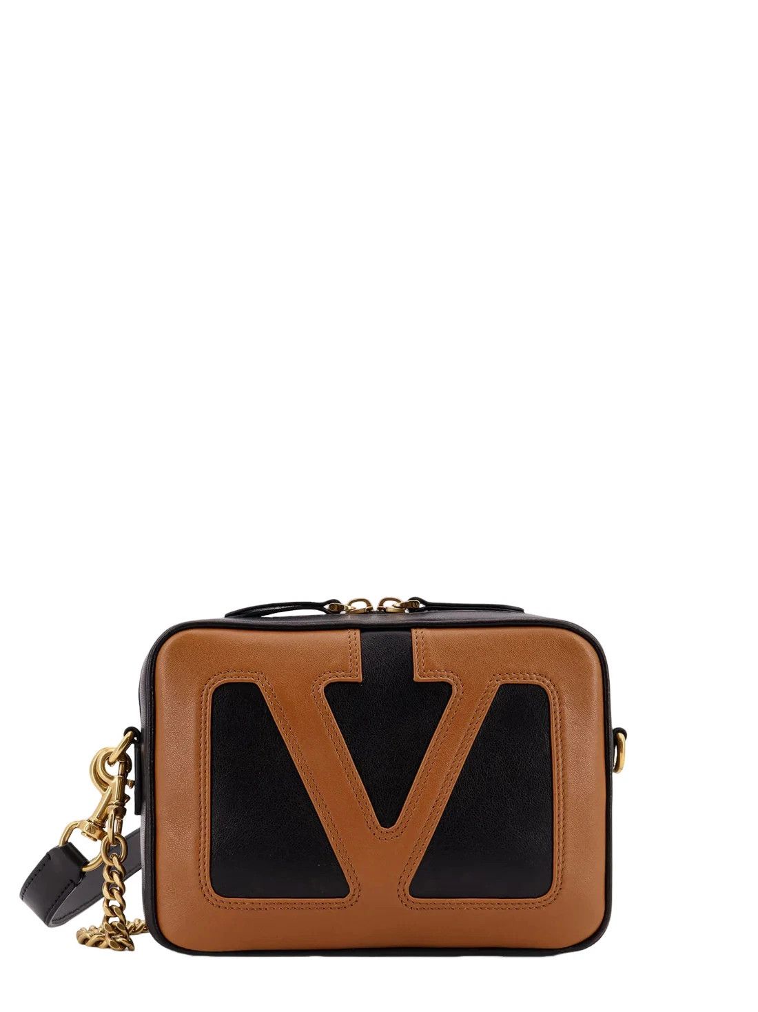 VALENTINO GARAVANI Viva Superstar Blk/Brn Lthr Crossbody