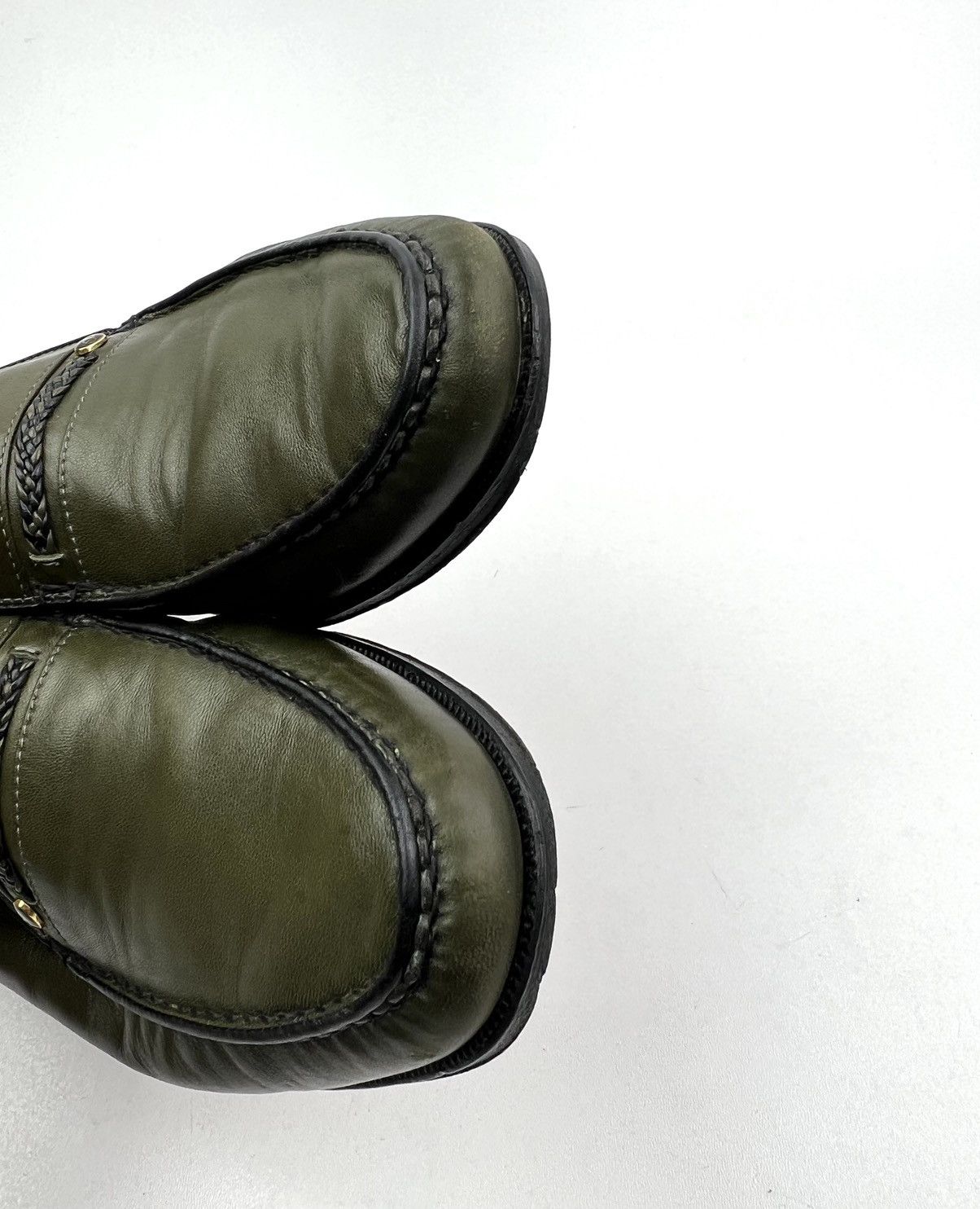 Grenson GRENSON Loafers Leather Shoes Made in England Green Men’s Size US 7 / EU 40 - 19 Thumbnail