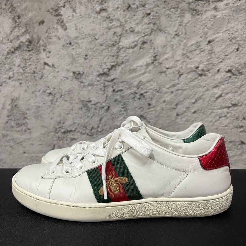 Gucci Gucci Bee White Sneakers Size 35-2505 Size US 4.5 / IT 34.5 - 2 Thumbnail