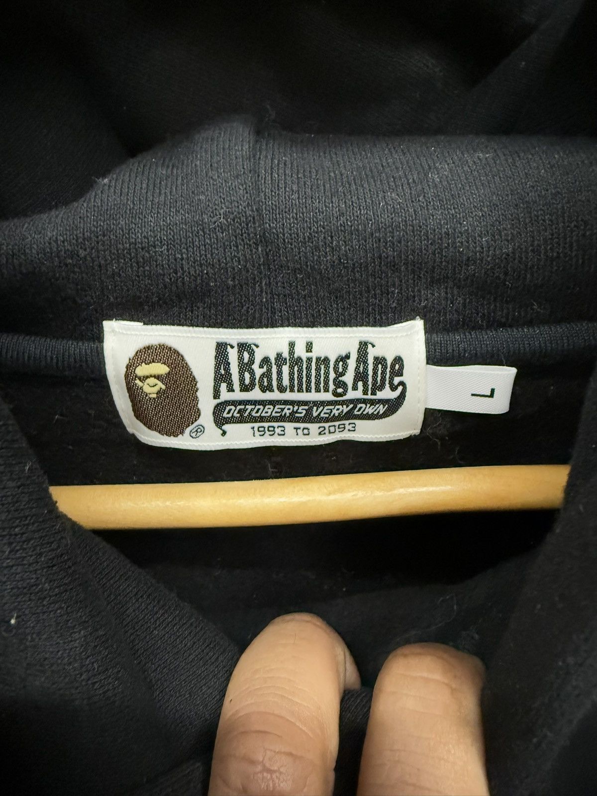 Bape × October's Very Own A Bathing Ape BAPE x Octobers Very Own OVO Hoodie Black Size US L / EU 52-54 / 3 - 3 Thumbnail