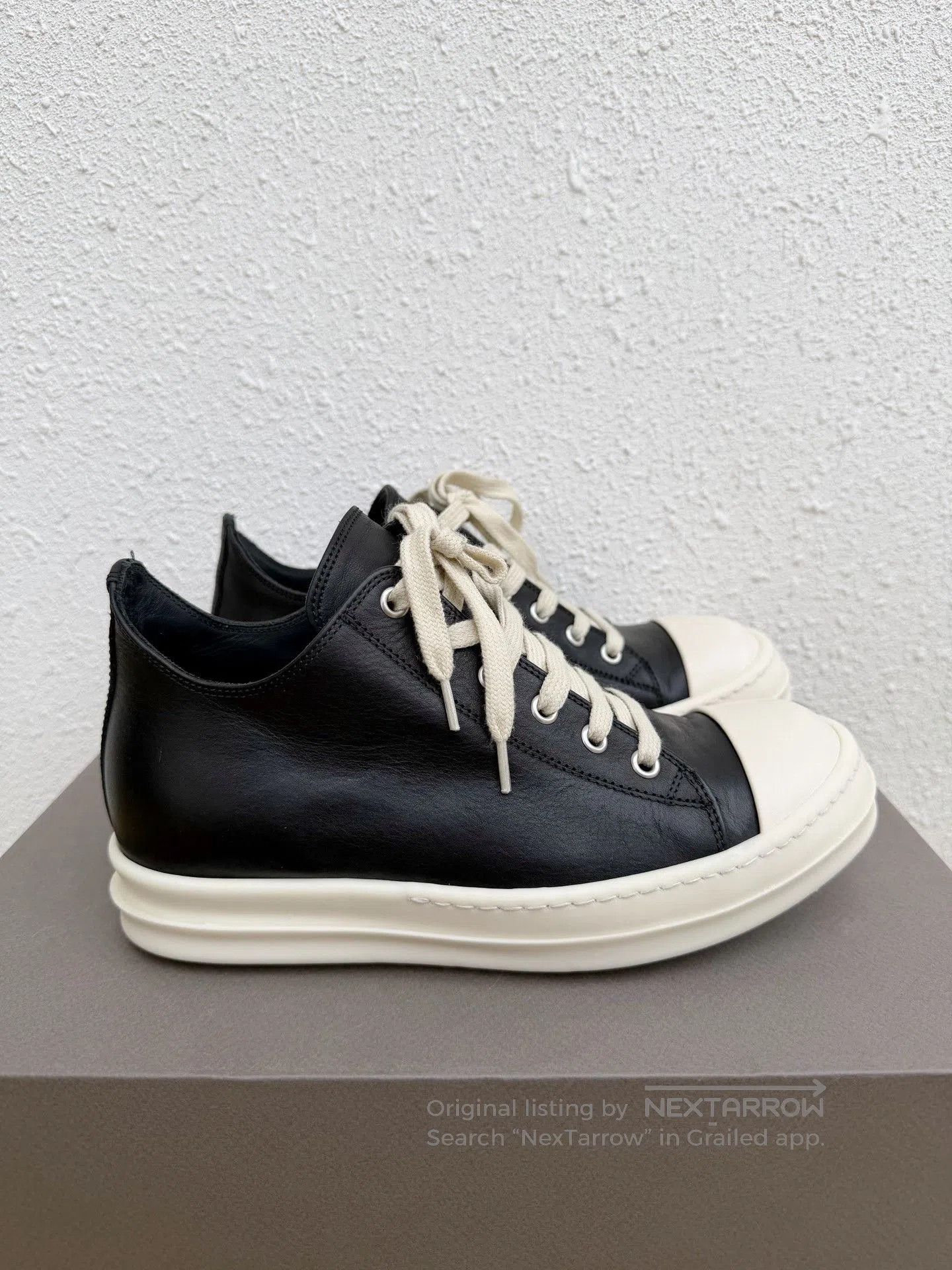 Rick Owens Rick Owens x Converse Women Leather Low-Top. Size US 6 / IT 36 - 1 Thumbnail