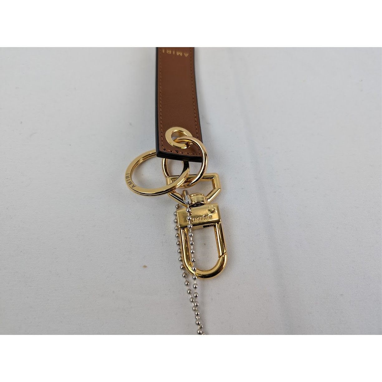 Amiri o1rshd1 Q:3 / Size: OS / Nappa Tao Keychain in Brown Size ONE SIZE - 6 Thumbnail