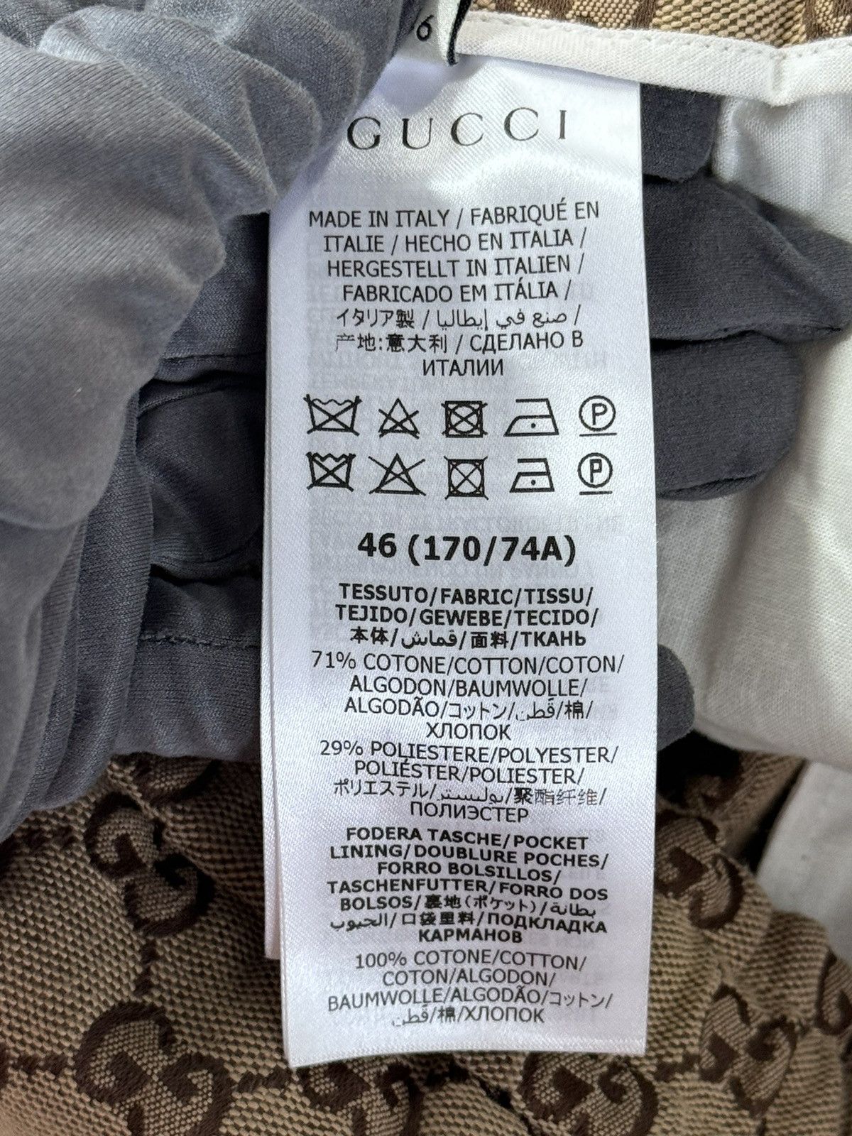 Gucci GG PRINT JOGGERS Size US 30 / EU 46 - 10 Thumbnail