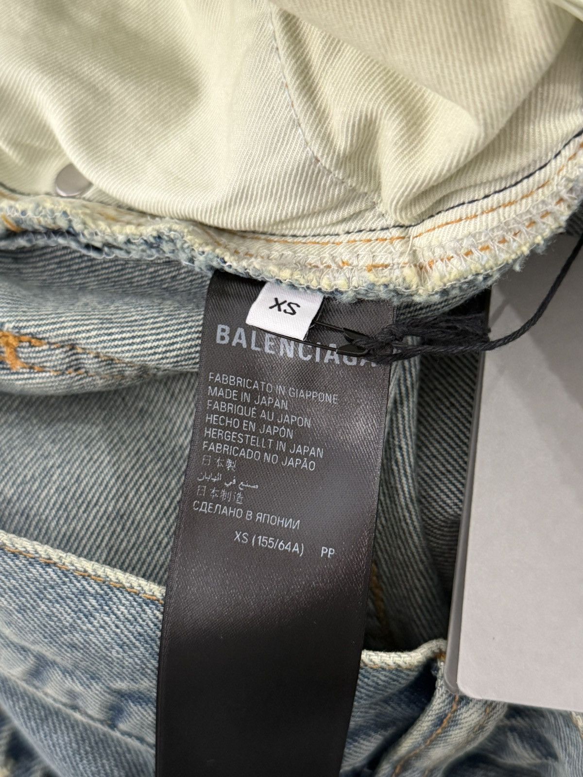 Balenciaga Balenciaga Oversized Baggy Japanese Denim Blue Denim Sz.XS Size US 30 / EU 46 - 6 Thumbnail