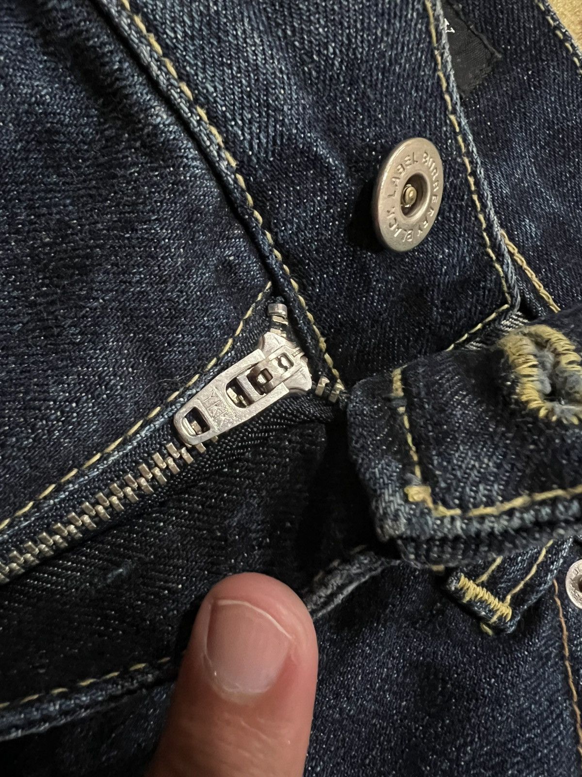 💥Flare💥Burberry Black Label Distressed Flare Jean