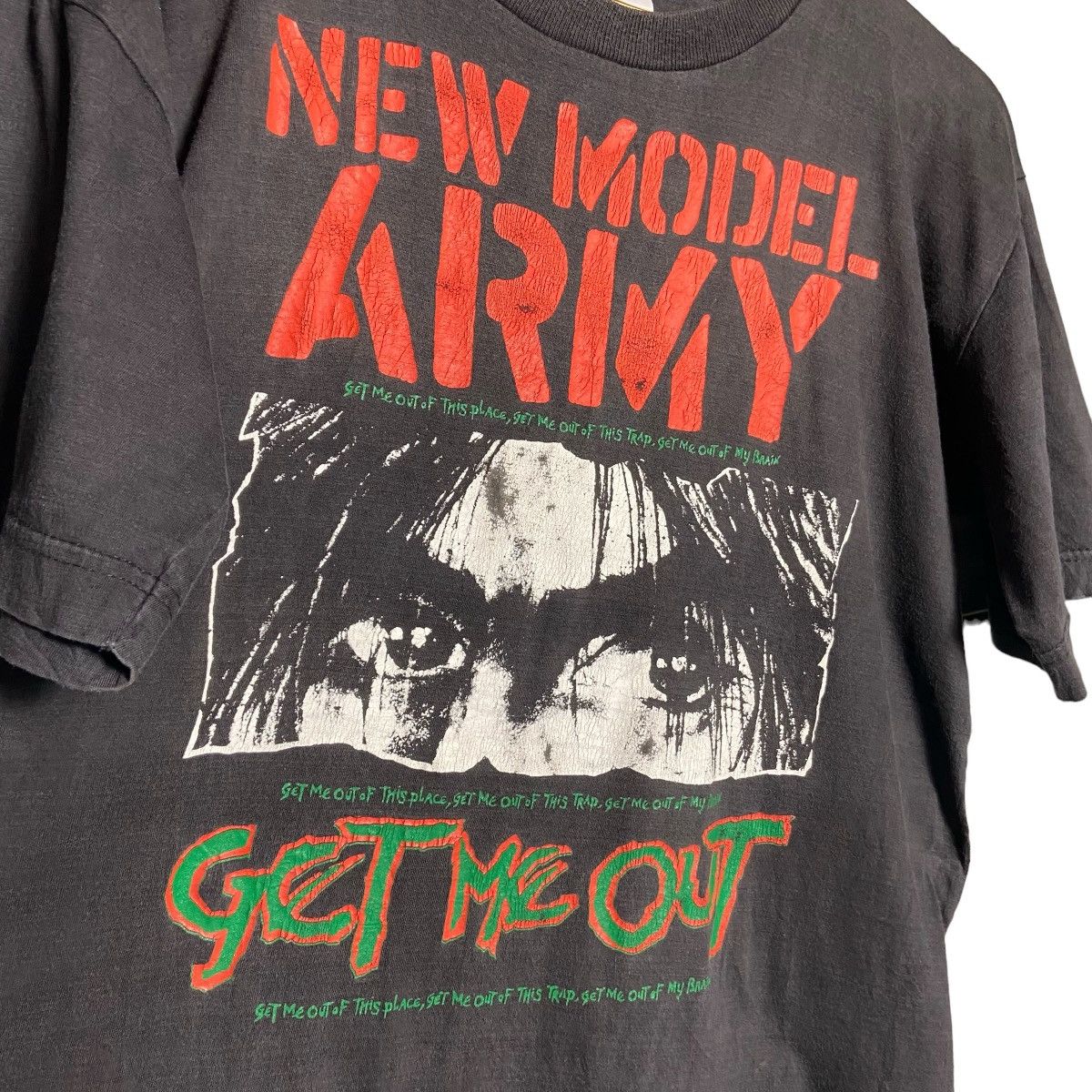 Band Tees × Vintage Vintage 1990s New Model Army Band Tee Size US XL / EU 56 / 4 - 2 Thumbnail
