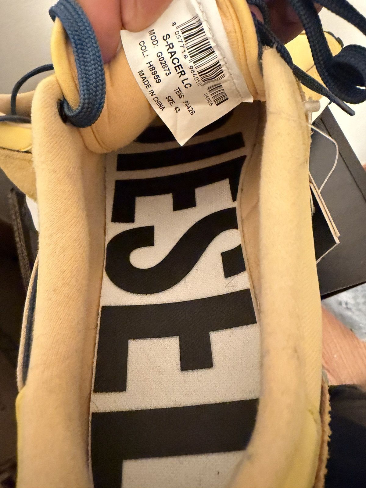 Diesel Diesel S-Racer Unreleased Sample Size US 10 / EU 43 - 6 Thumbnail