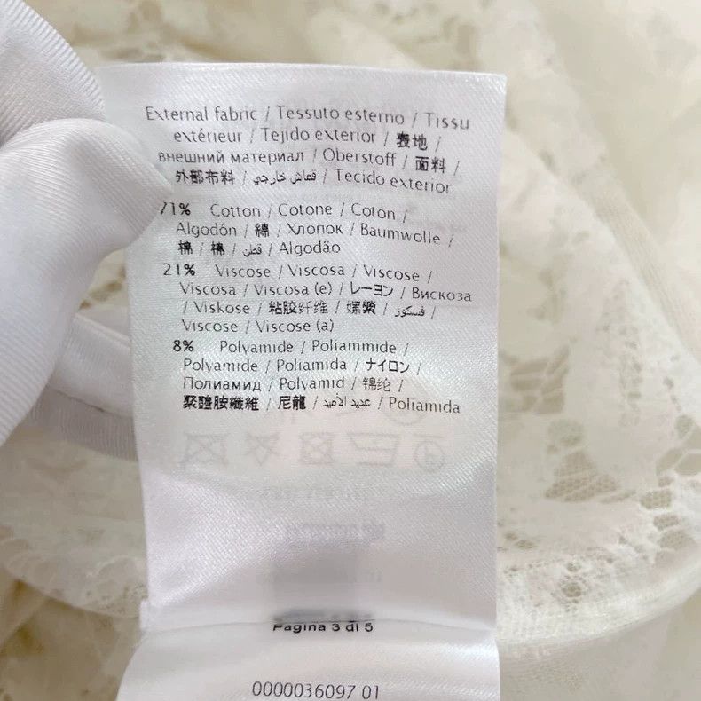 Valentino Valentino White lace dress Size S / US 4 / IT 40 - 7 Thumbnail