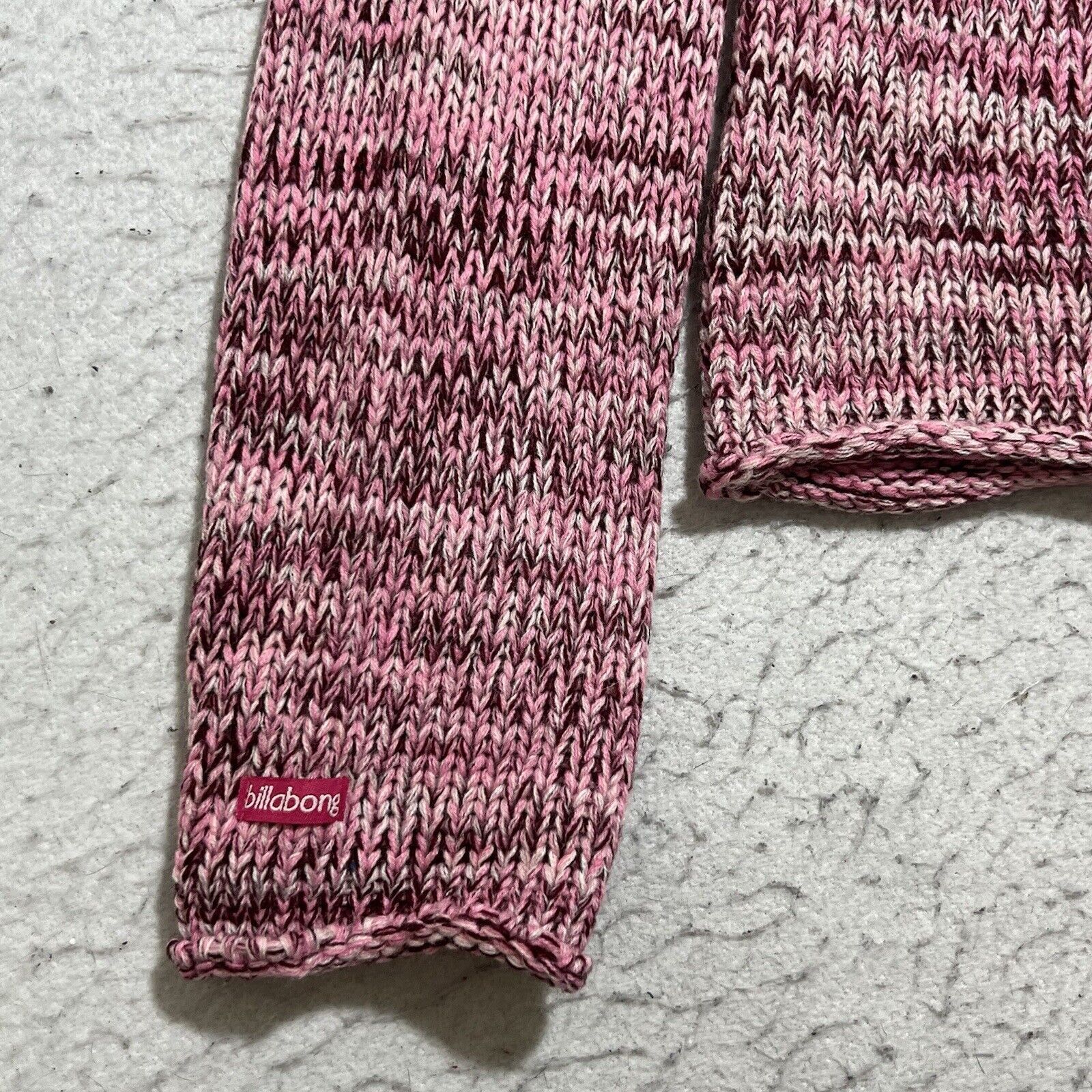 Billabong Vintage Billabong Wool Blend Mock Neck Pink Sweater Y2K Size XL / US 12-14 / IT 48-50 - 4 Thumbnail