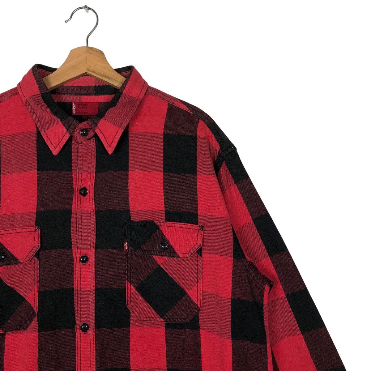 Levi's 🔥Vintage Levi’s Flannel Jacket Tartan Design Punk Style Size US XL / EU 56 / 4 - 5 Thumbnail
