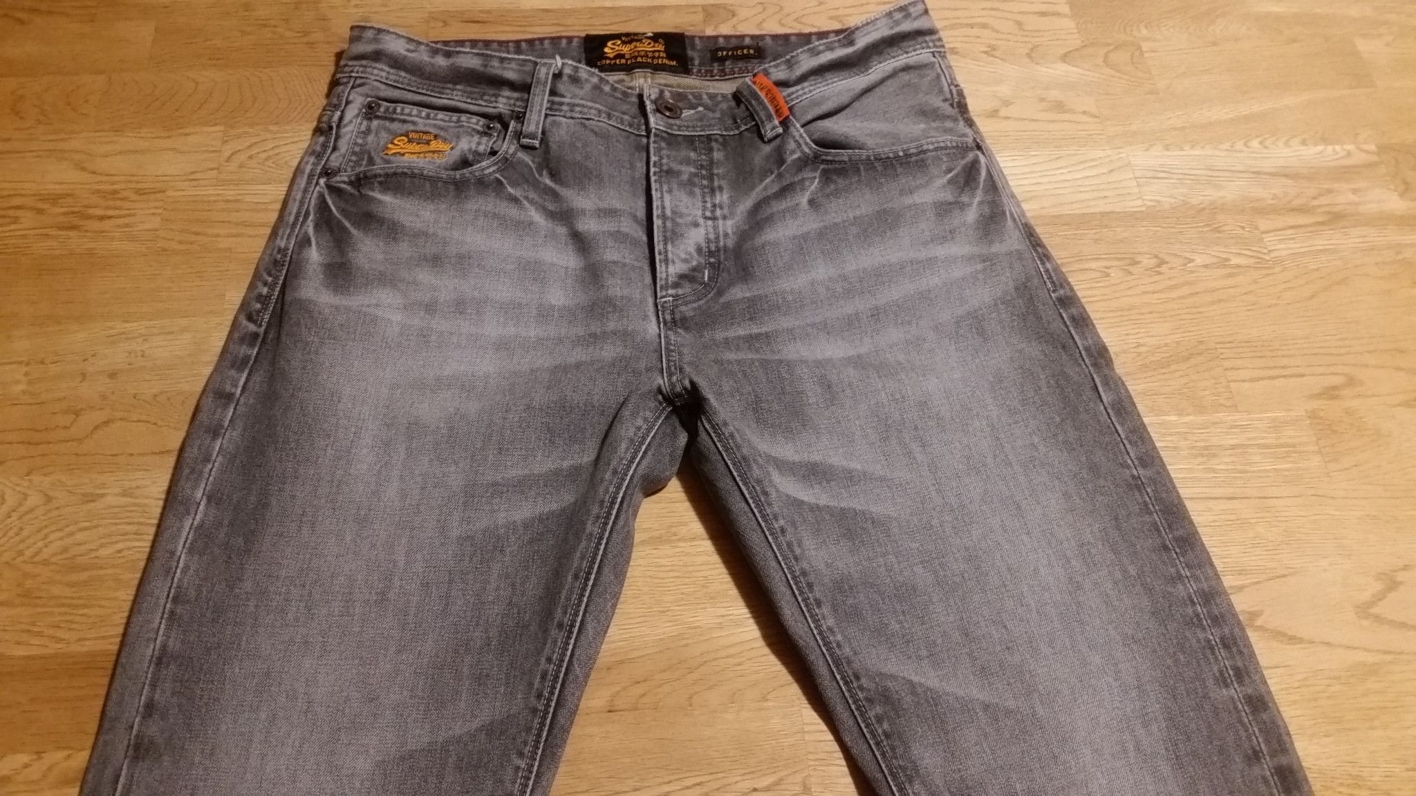 Gray SUPERDRY JAPAN Vintage W32 L34 straight slim W31 L36