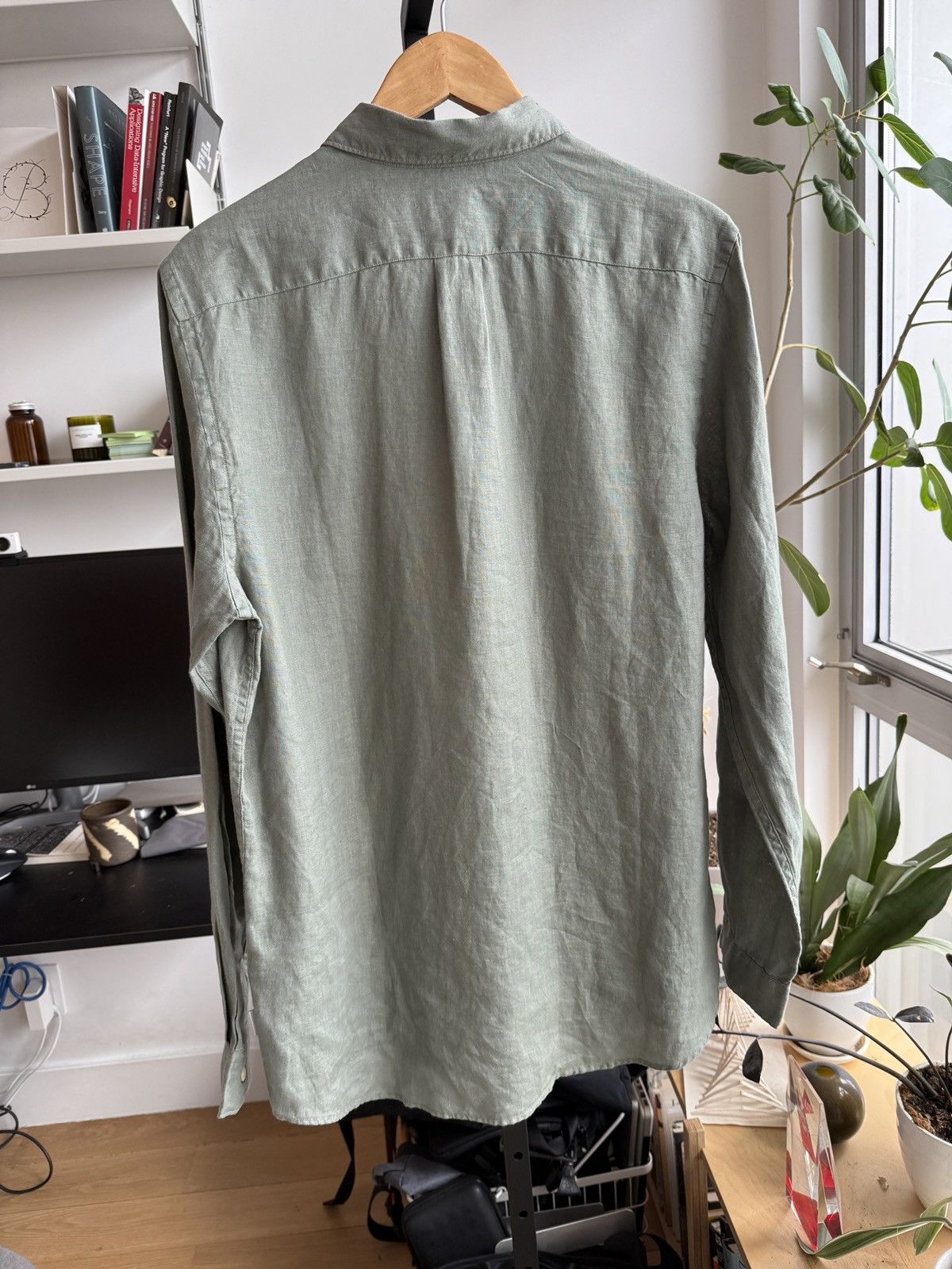 Paul Smith Paul Smith Regular Fit Linen Shirt Size US L / EU 52-54 / 3 - 3 Thumbnail