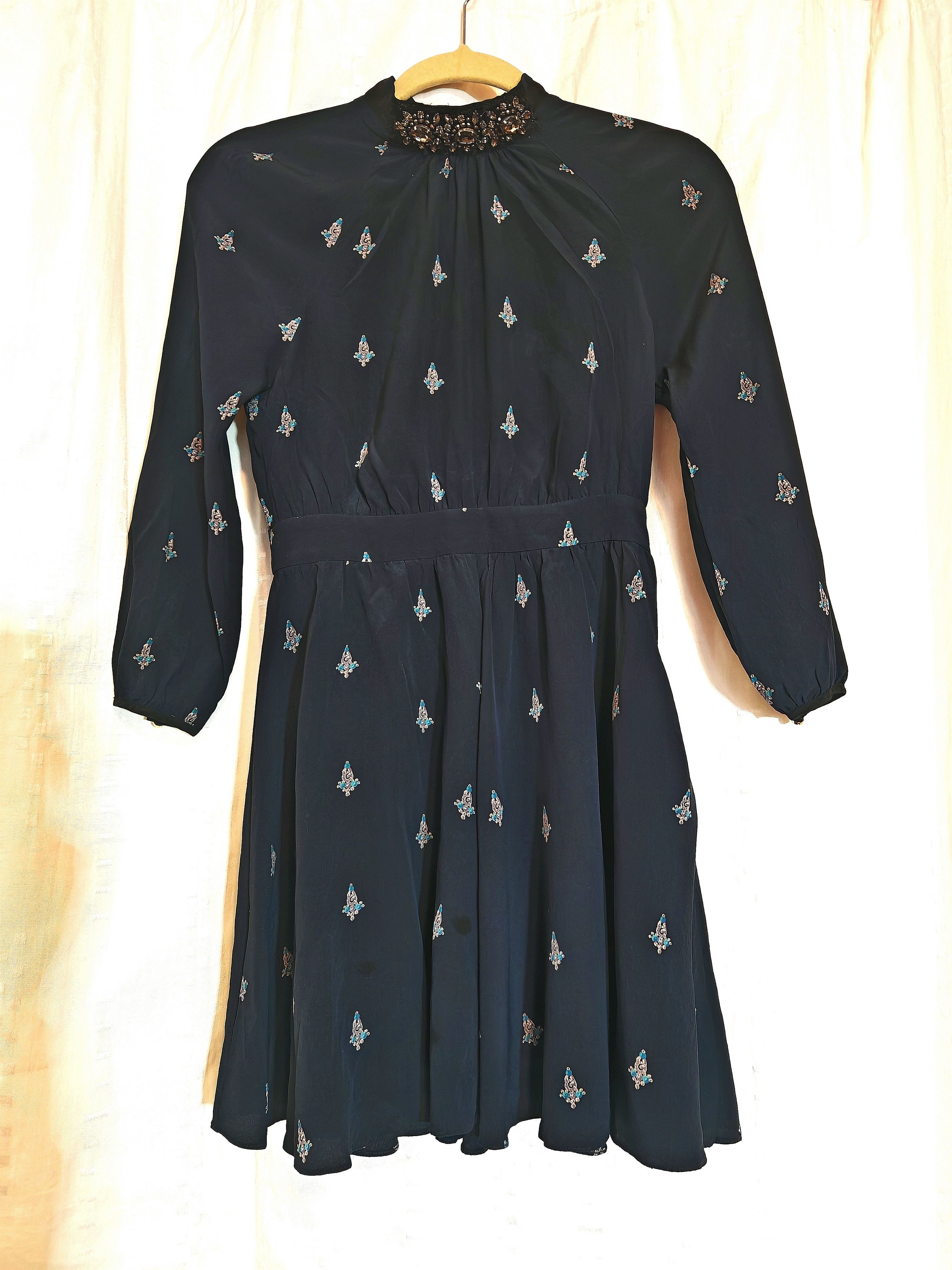 Juicy Couture Juicy Courture silk jewel collar dress size 0 Y2K 2000s Size XS / US 0-2 / IT 36-38 - 2 Thumbnail