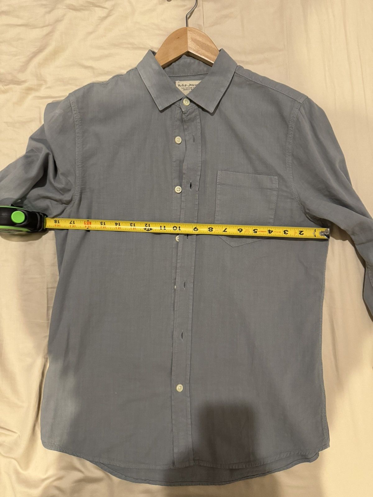 Nudie Jeans Nudie Jeans blue grey shirt Size US S / EU 44-46 / 1 - 1 Thumbnail