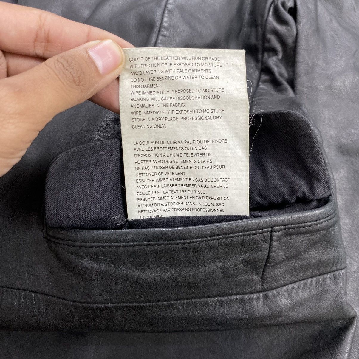 Comme des Garcons Homme AW2001 Archive Comme des Garçons Homme Plus Leather Jacket Size US S / EU 44-46 / 1 - 12 Thumbnail