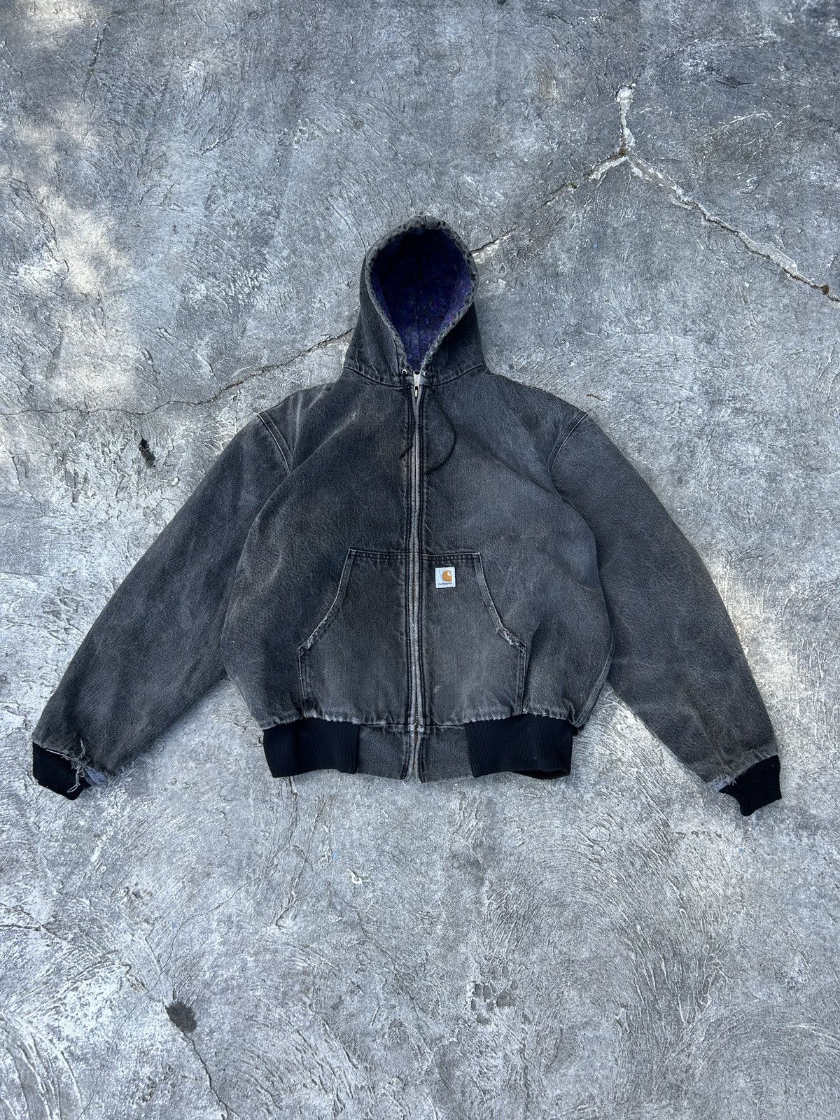 Carhartt × Carhartt Wip Vintage Aztec Carhartt Denim Jacket Size US L / EU 52-54 / 3 - 2 Thumbnail