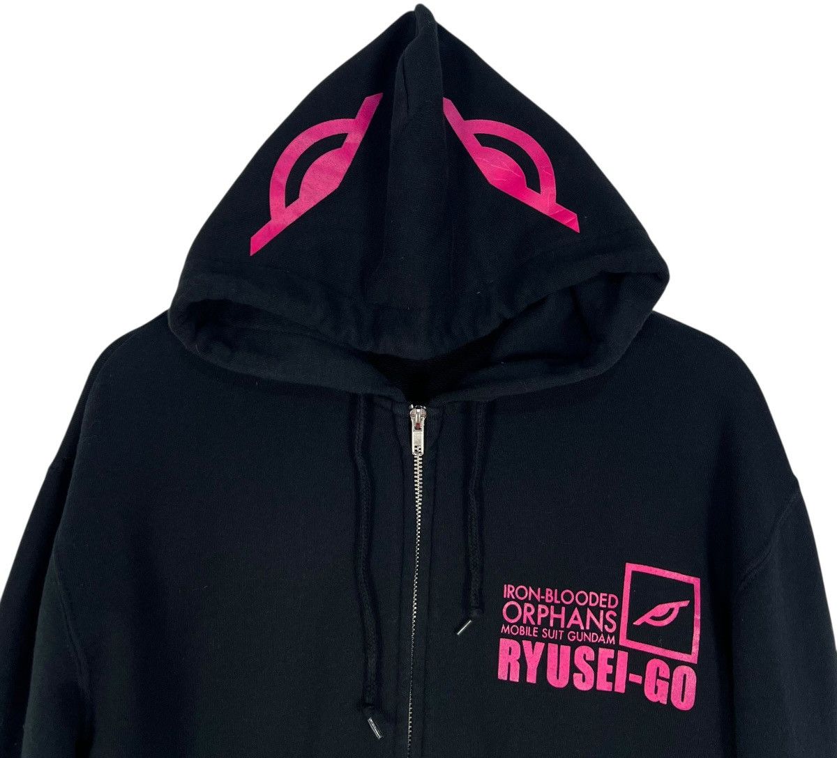 Japanese Brand Vintage Bandai Gundam Iron Blooded Orphans Ryusei Go Hoodie Size US XL / EU 56 / 4 - 5 Thumbnail